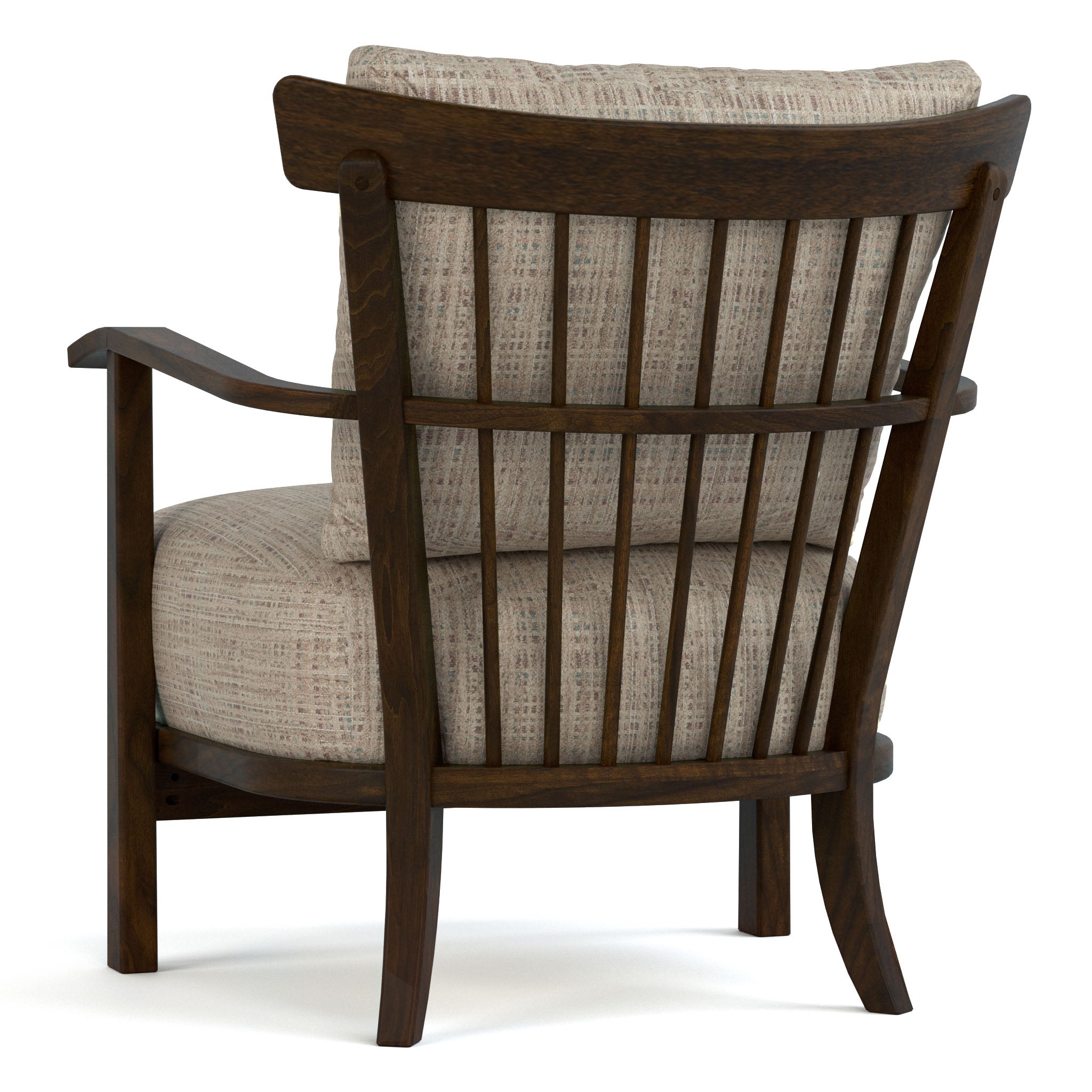 Premium Hudson Valley Solid Wood Frame Chair - Handcrafted Rustic Dining & Living Room Furniture for Home Decor