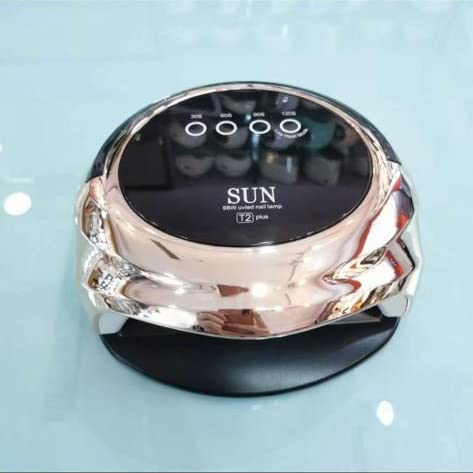 Professional 96W 24 LED UV Nail Dryer with Auto Sensor - Fast Curing Nail Art Lamp for Manicure & Pedicure | Golden Finish | Perfect for Home & Salon Use