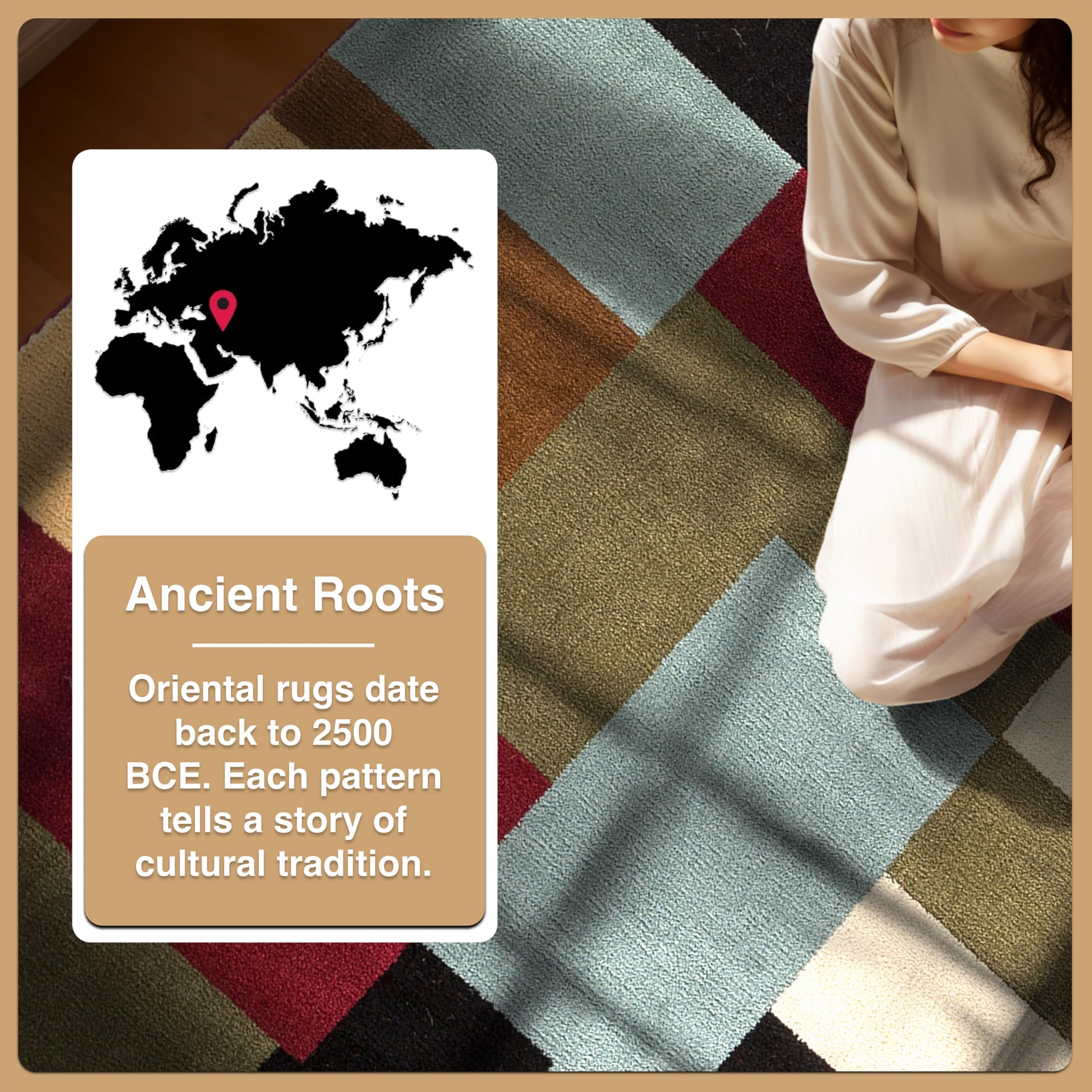 Well Woven Barclay Collection River Red 8 ft Round Area Rug - Soft Non-Slip Round Carpet for Living Room, Bedroom, Dining Room Decor | Perfect for Home, Office & Apartment Flooring