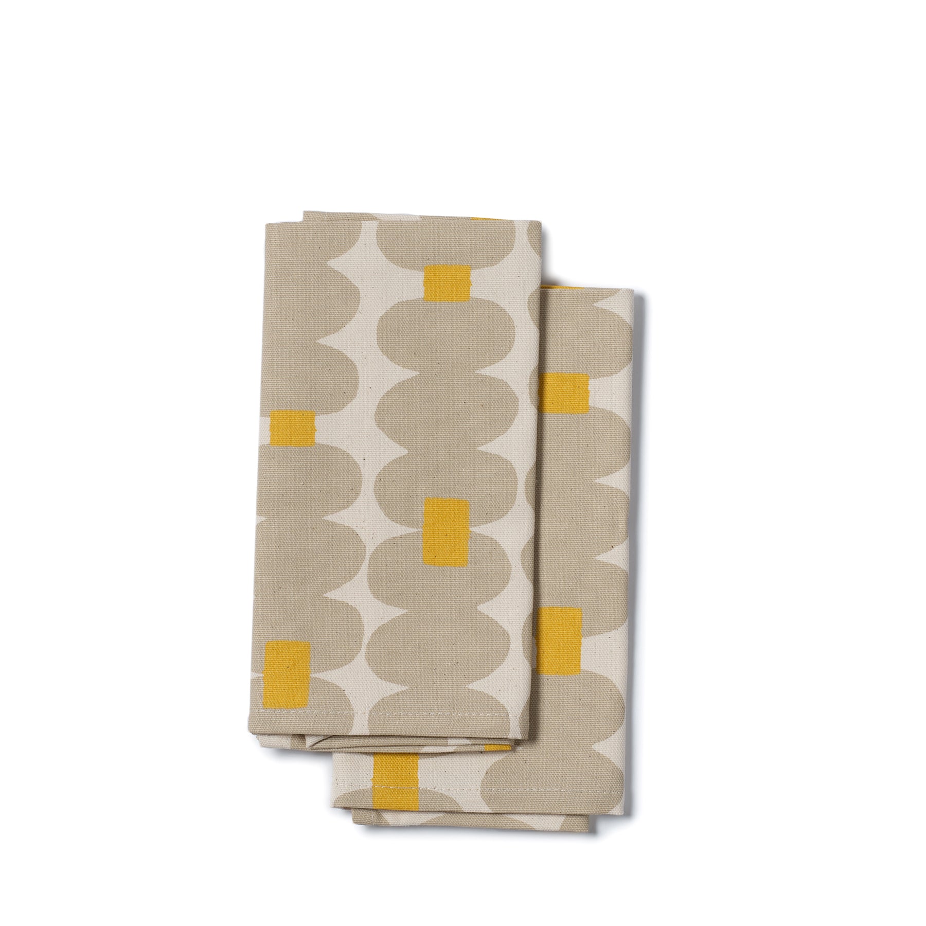 Oddjects Sand & Pollen Napkin Set of 2 - Elegant Textured Napkins for Dining, Parties & Home Decor