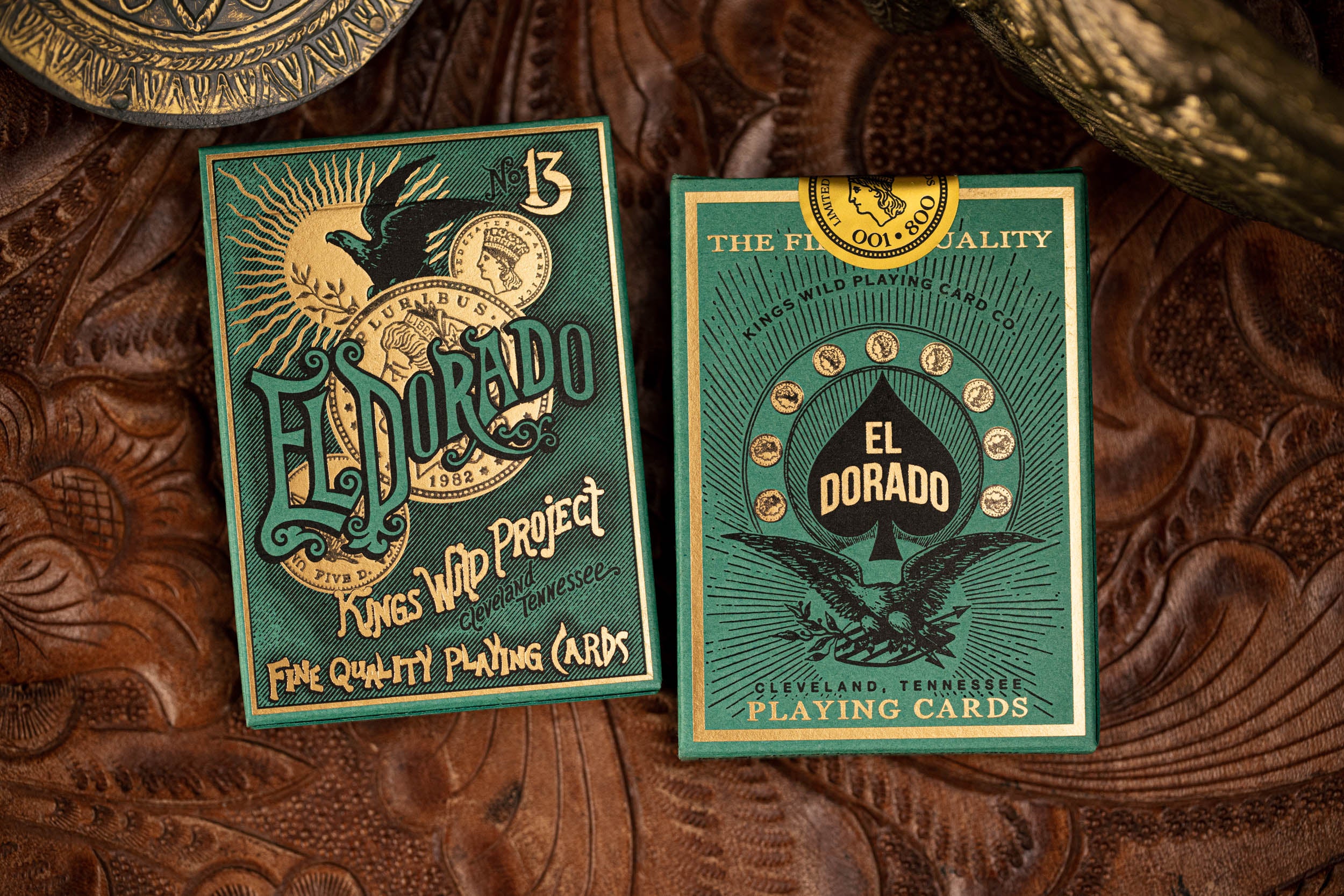 El Dorado Limited Edition Luxury Playing Cards - Premium Gold Foil Deck for Poker, Magic Tricks & Collectors - Perfect for Game Nights, Gifts & Cardistry