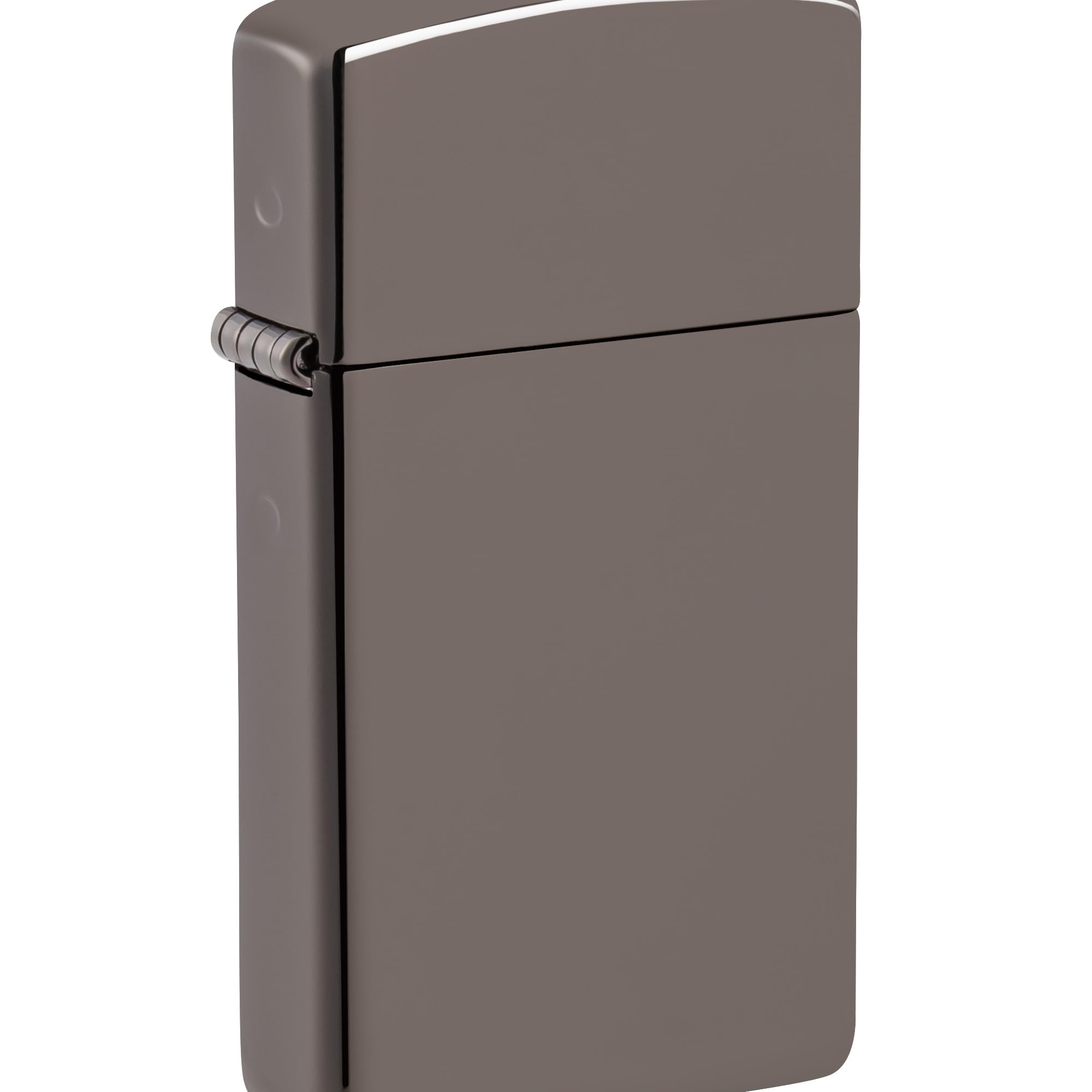 Zippo 20492 Slim Black Ice Lighter - Windproof Refillable Metal Lighter for Outdoor, Camping, Hiking & Everyday Carry (Perfect Gift for Smokers & Collectors)