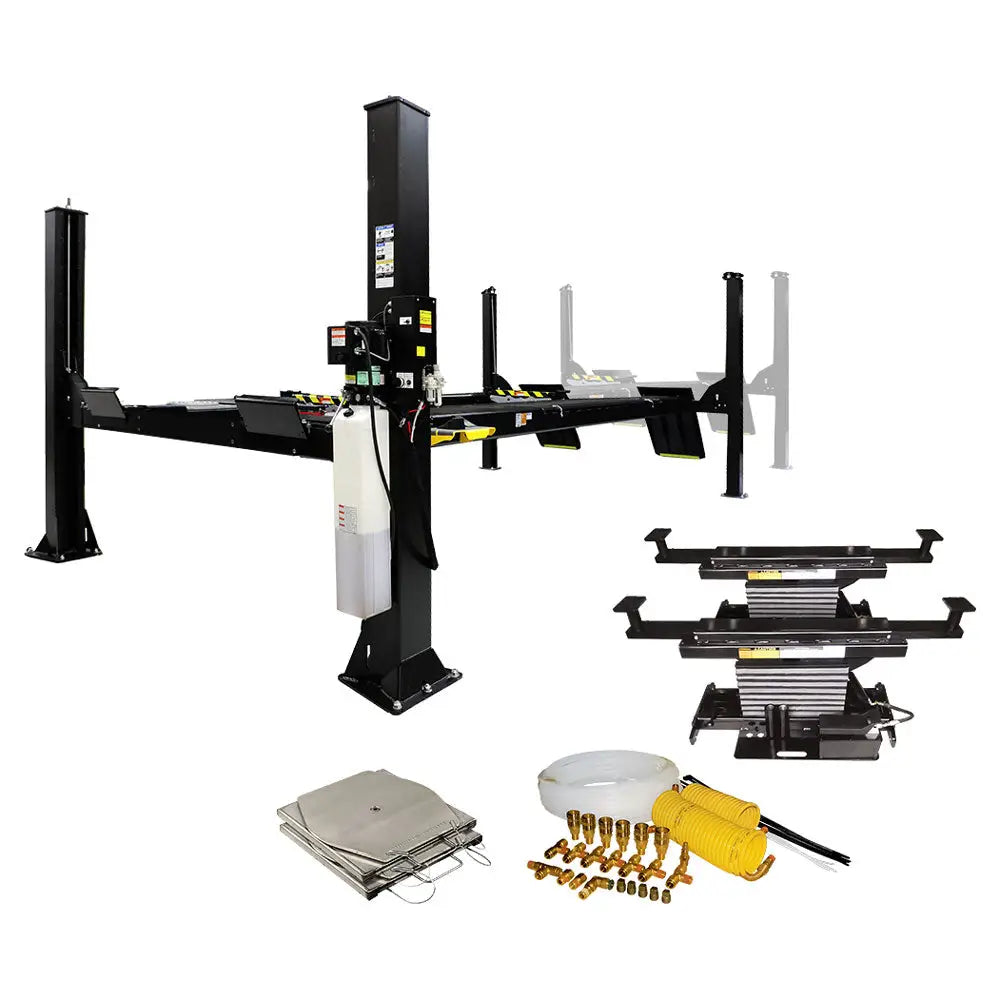 Challenger AR4115EAX 4-Post Alignment Lift - 15,000 lbs Capacity for Auto Repair Shops & Garages | Heavy-Duty Vehicle Service Equipment