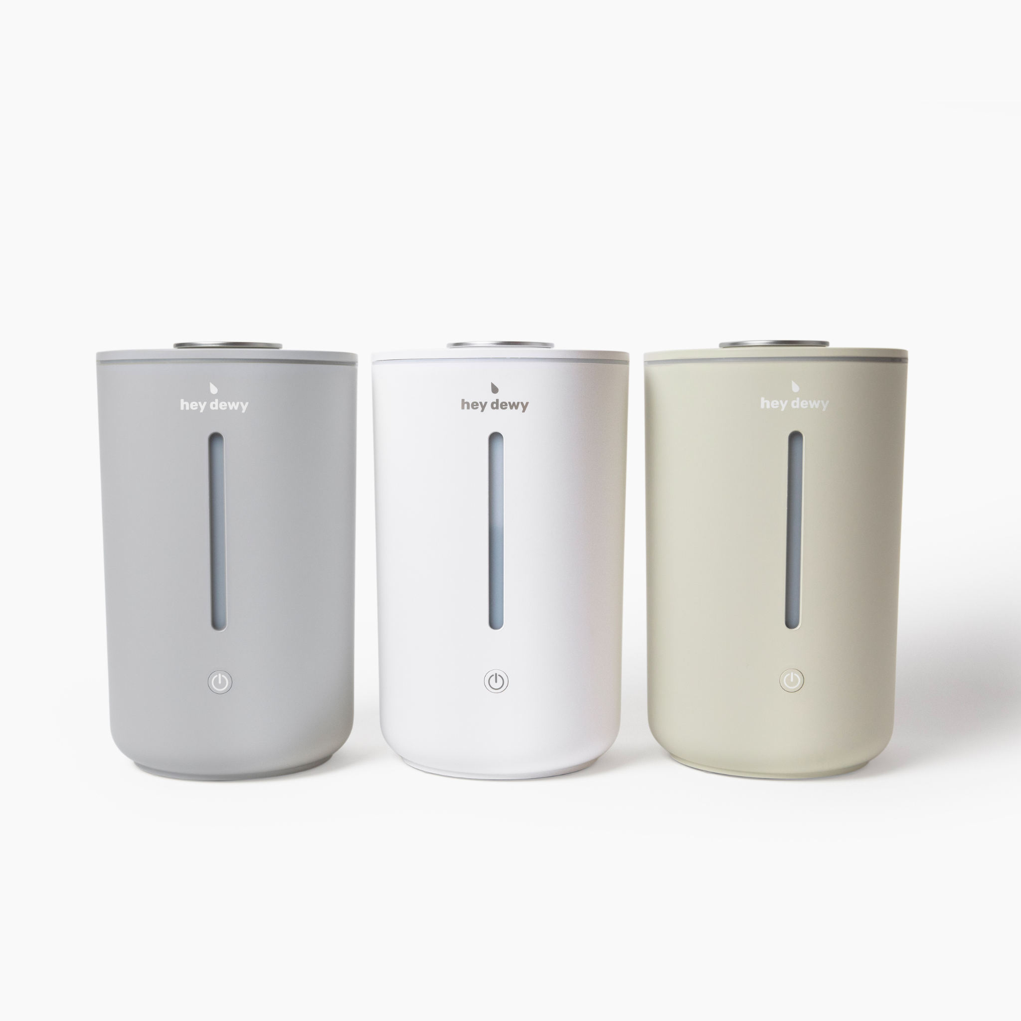 Hey Dewy Wellness Humidifier - Ultrasonic Cool Mist Humidifier for Bedroom, Nursery & Office - Quiet Air Moisturizer with Essential Oil Diffuser for Dry Skin, Allergies & Better Sleep