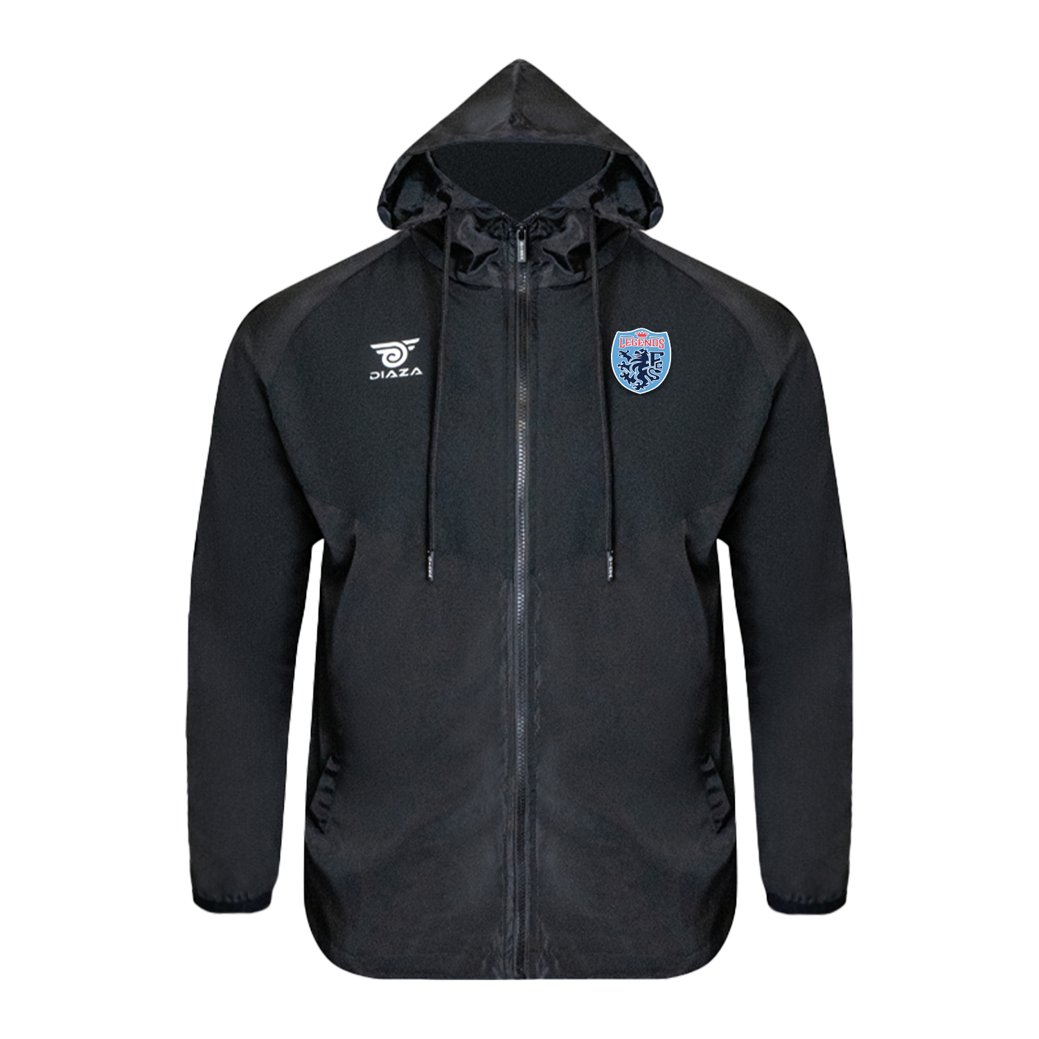 Legends FC Shadow Windbreaker Jacket - Lightweight Waterproof Running Jacket for Men & Women - Perfect for Outdoor Sports, Hiking, and Jogging