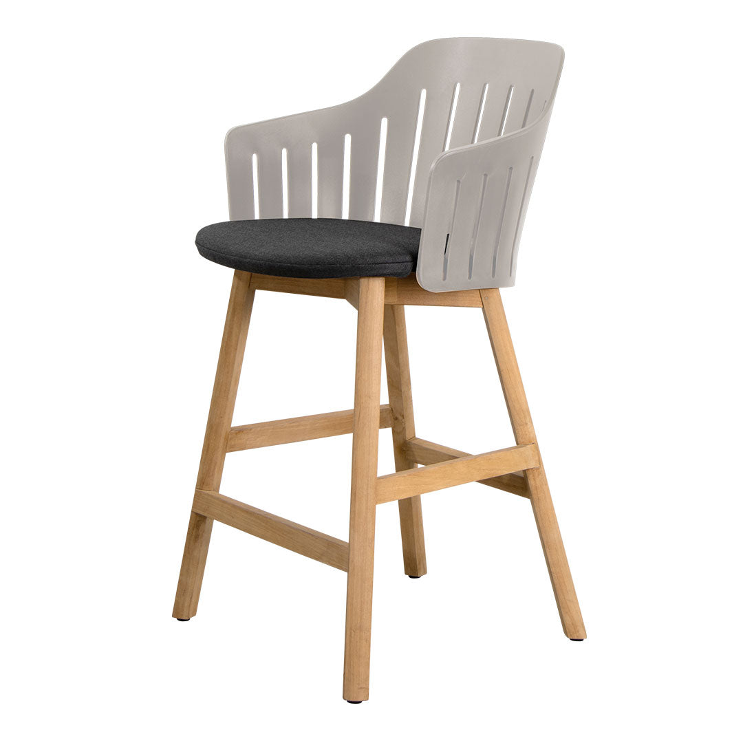 Premium Outdoor Counter Chair with Comfortable Seat Cushion & Durable Wood Base - Perfect for Patio, Deck, Poolside, and Backyard Relaxation