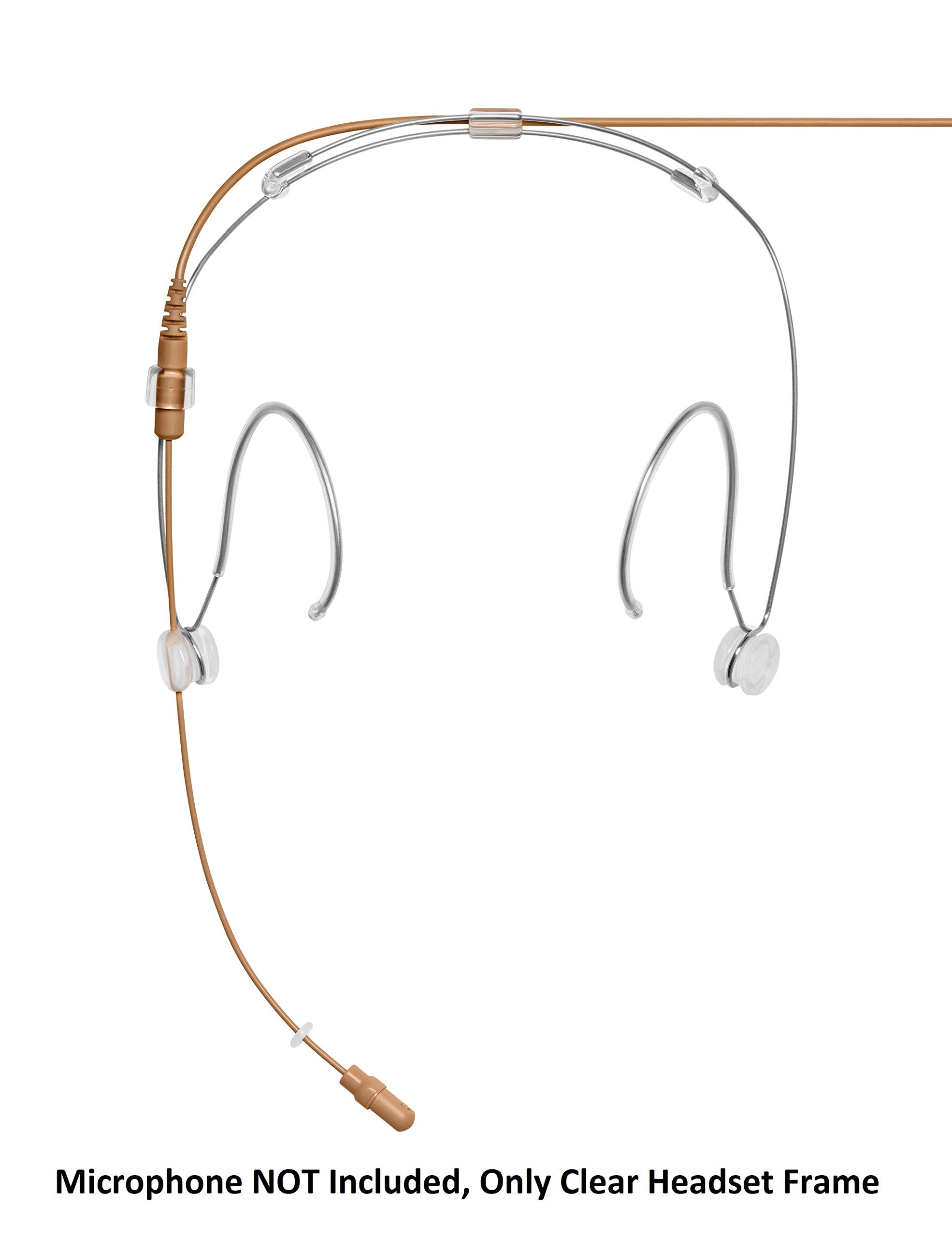 Shure DuraPlex DH5 Clear Replacement Headset Frame - Single Unit (RPMDHSF) | Professional Audio Equipment for Podcasting, Broadcasting & Call Centers