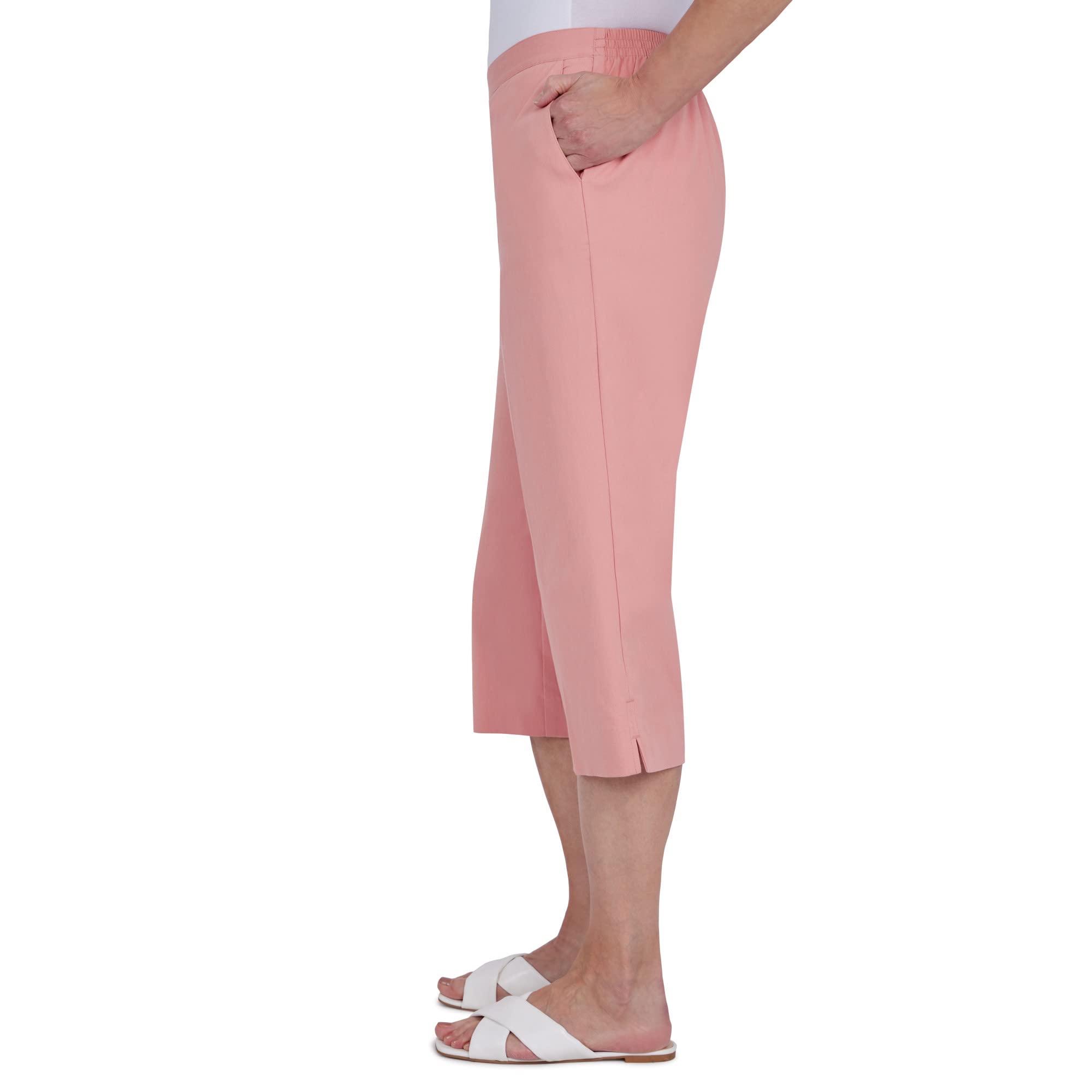 Alfred Dunner Women's Twill Capri Pants - Casual Comfort for Outings