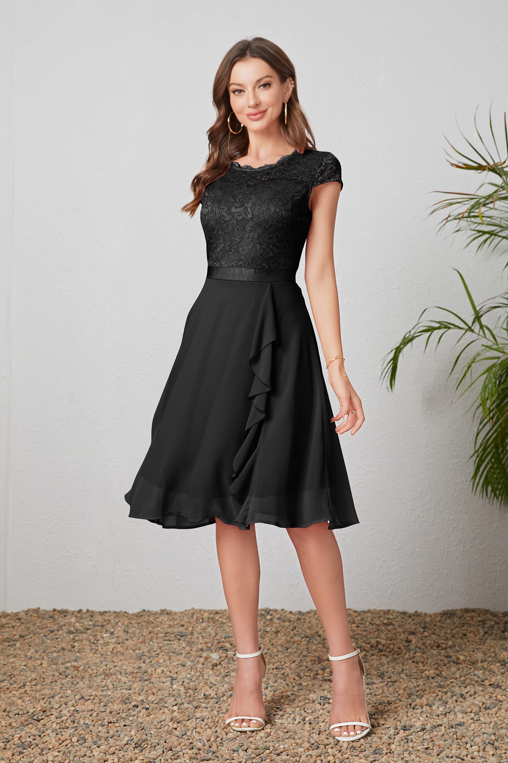 Elegant Women's Cocktail Dresses 2024 - Evening Party, Wedding Guest & Semi-Formal Prom Dresses | Perfect for Tea Parties, Bridal Showers & Special Occasions