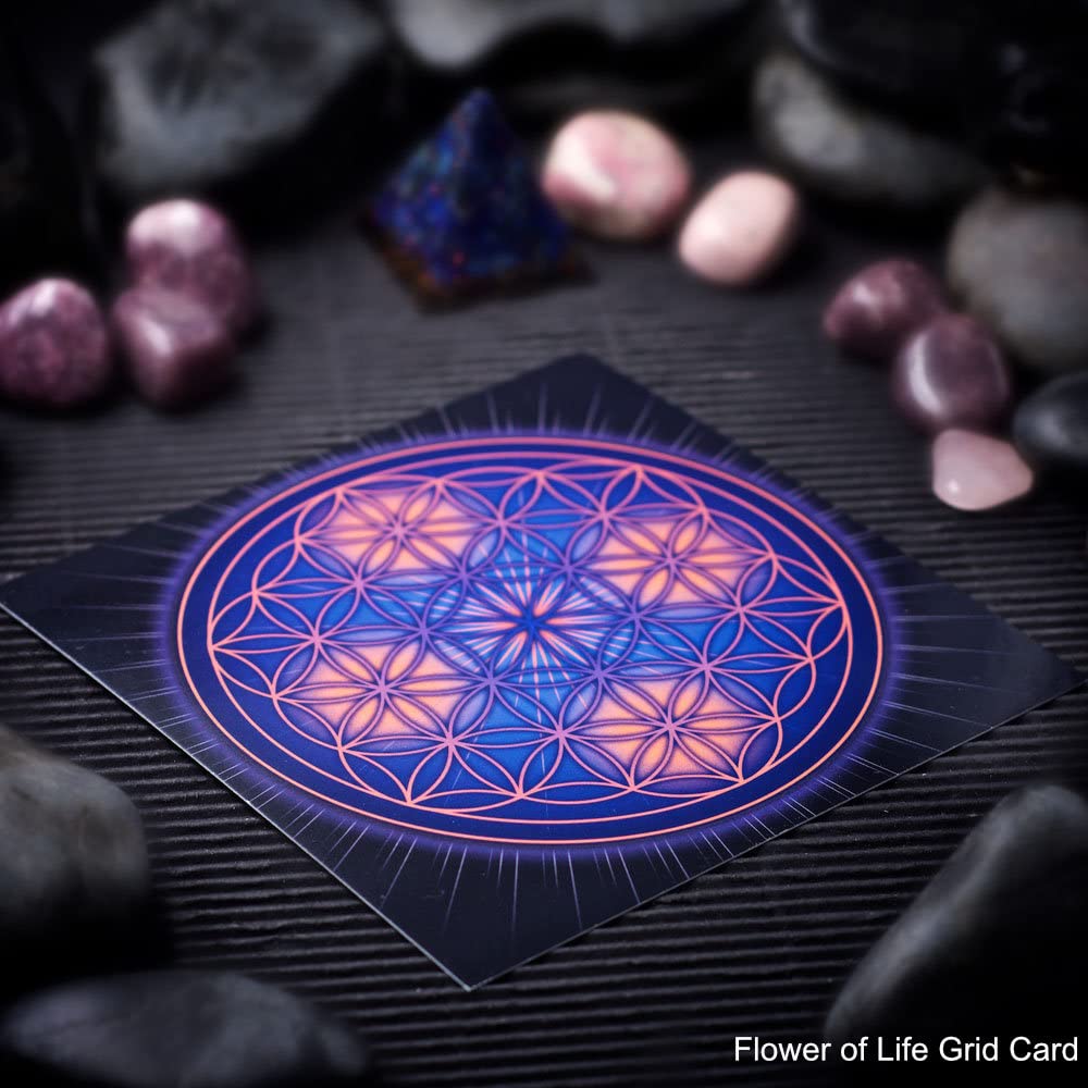 Attract Abundance Mini Crystal Grid Set - Goldstone, Citrine & Aventurine Stones for Manifestation | Feng Shui Home Decor, Meditation & Spiritual Healing