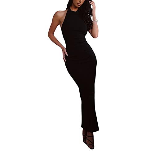 P-backless Long Dress