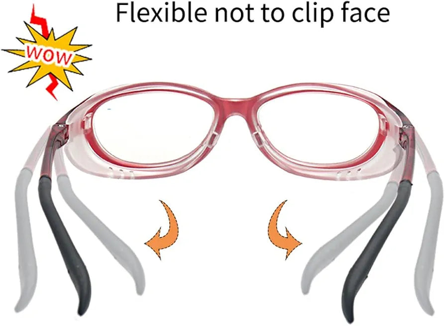 Japanese Anti-Pollen Protective Glasses with Blue Light Blocking - Allergy Relief & Eye Protection for Outdoor Activities & Digital Screen Use