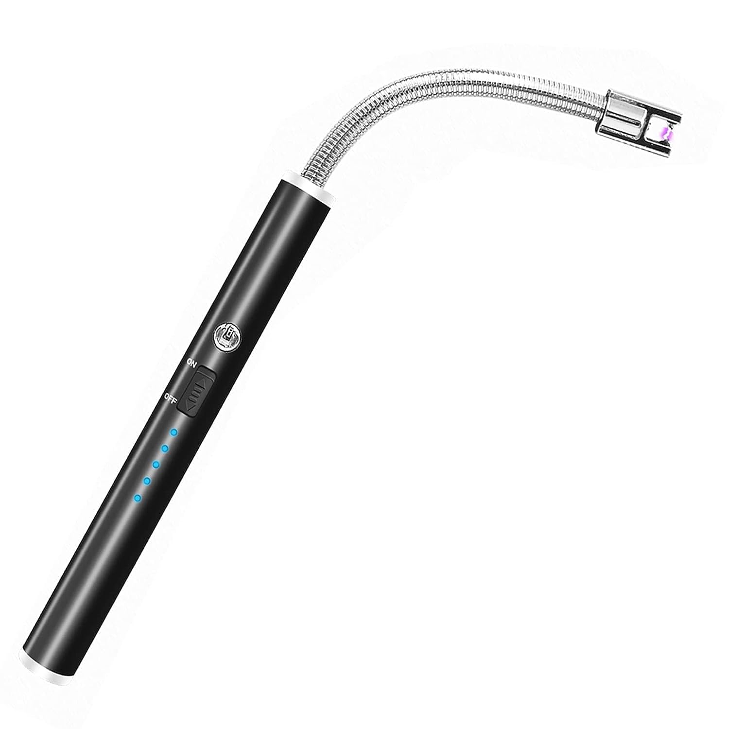SHUWANJIA Plasma Rechargeable Electric Lighter - Windproof, 360° Flexible, USB Charging for Kitchen, BBQ, Candles, Pooja, Camping & Outdoor Use - Multi-Color Flameless Lighter (Ideal for Home, Travel & Emergency Lighting)