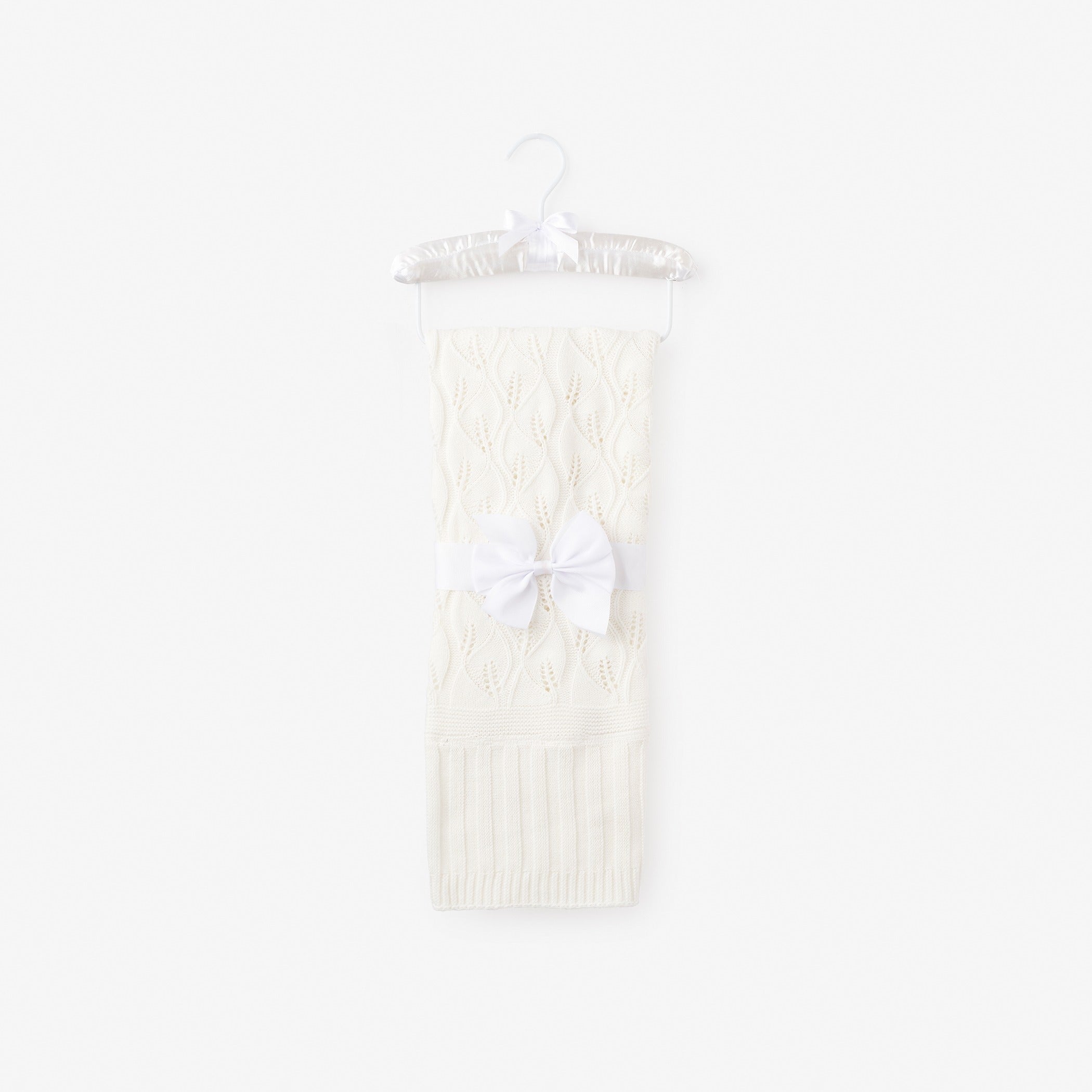 White Christening Shawl - Soft Baptismal Wrap for Baby Boys & Girls - Perfect for Christenings, Baptisms & Special Ceremonies