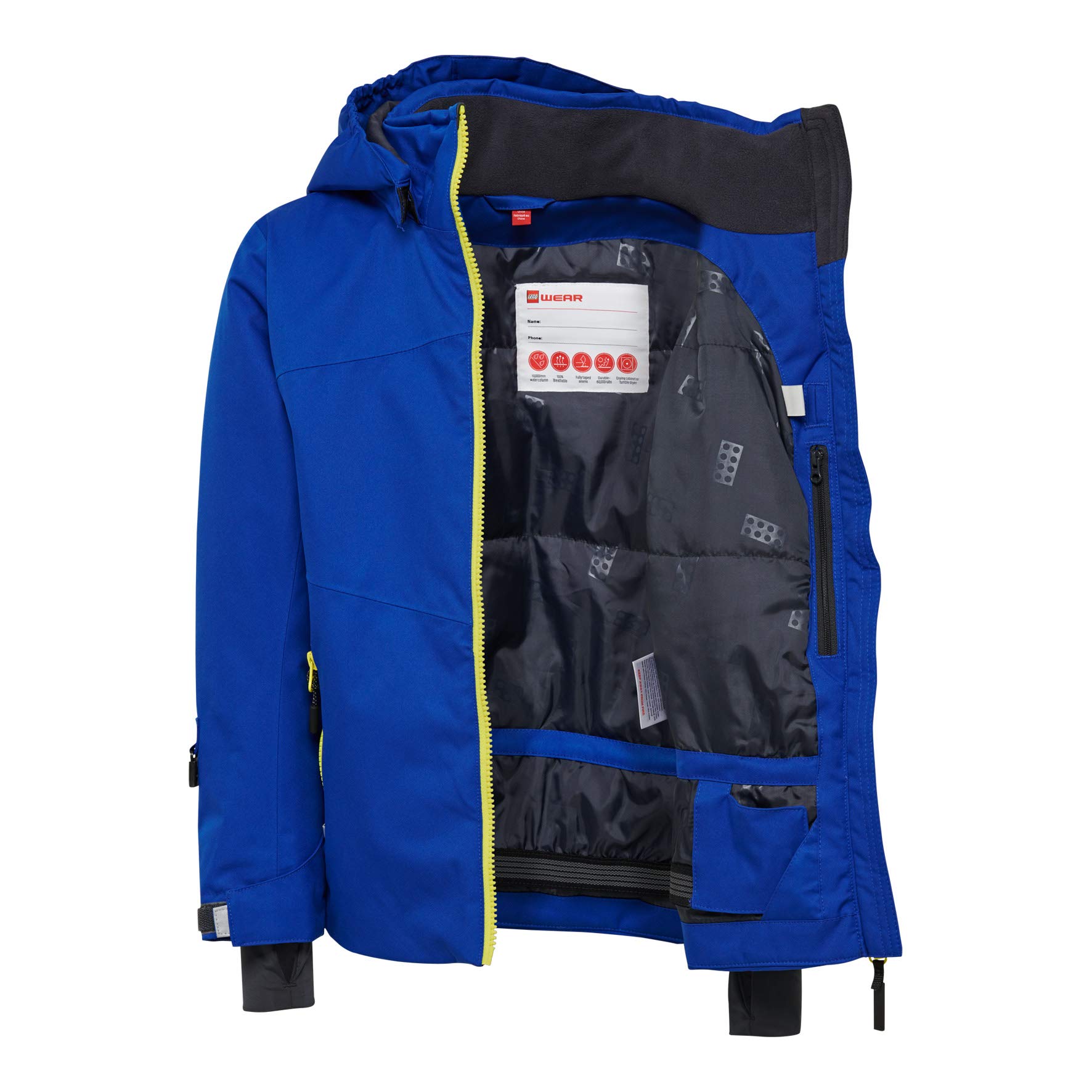 LEGO Kids' Jacket with Headphone Cord Hole & Removable Hood - Perfect for Gaming, School & Outdoor Play