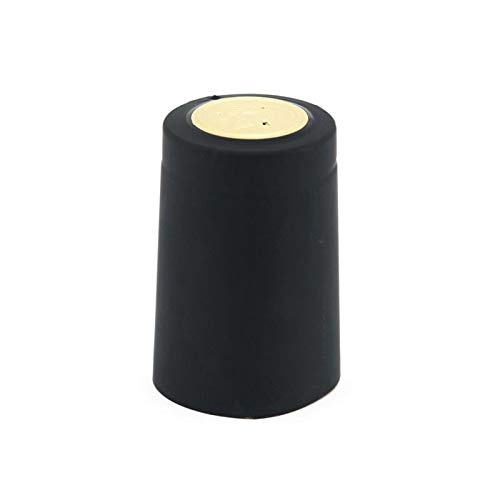 ABC Crafted Series - 100 Pack Black Heat Shrink Wine Bottle Capsules | Universal Fit for Most Wine Bottles | Easy Application & Professional Seal | Perfect for Home Brewing, Wine Gifting & Commercial Packaging