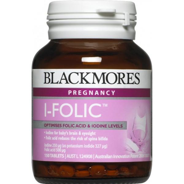 Blackmores Folic Acid 500mcg Supplement - Supports Pregnancy, Heart Health & Energy - 150 Tablets | Prenatal Vitamins for Women, Folate for Healthy Cell Growth - Ideal for Expecting Mothers & Daily Wellness
