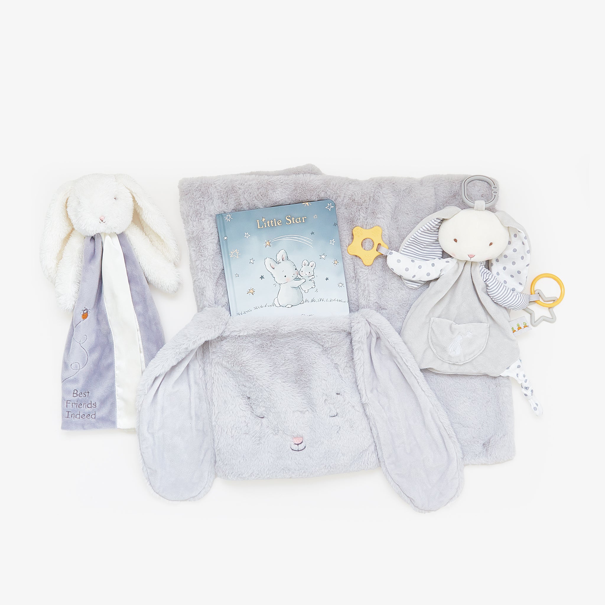 Hello, Baby! Gift Set - Premium Bloom Gray Baby Shower & Newborn Welcome Present - Perfect for Baby Showers, Christenings & New Parent Gifts