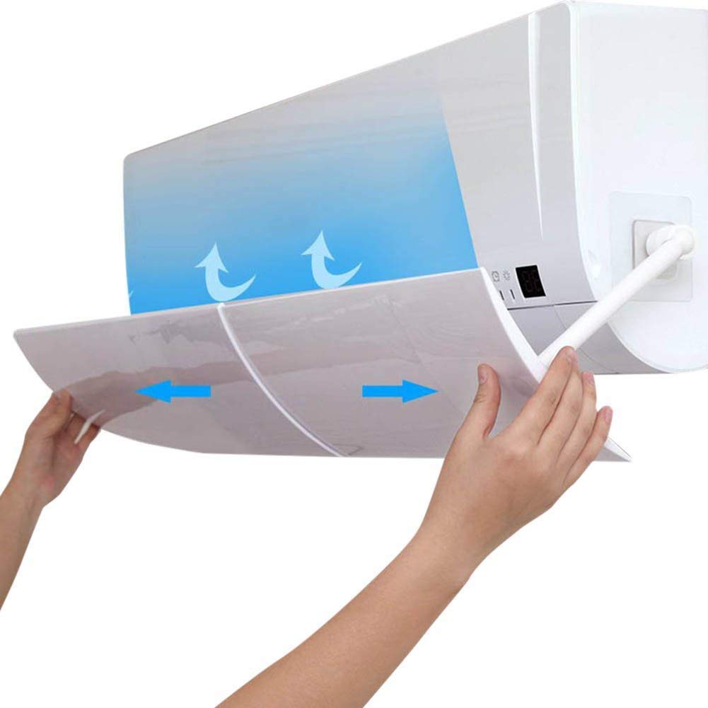 Adjustable Air Conditioner Wind Deflector Shield - Anti Direct Blow Baffle Board for Wall AC Units | Perfect for Bedroom, Office & Home Cooling Comfort
