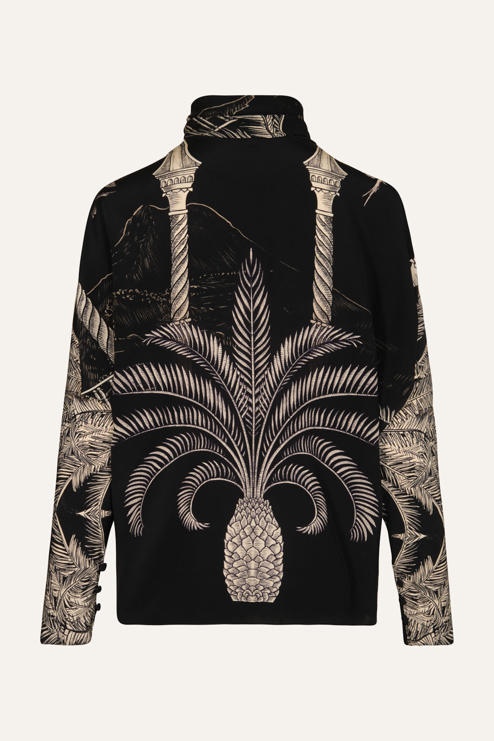 Seriously Tropical Top - Women's Floral Print Summer Blouse for Beach Vacation & Casual Outings