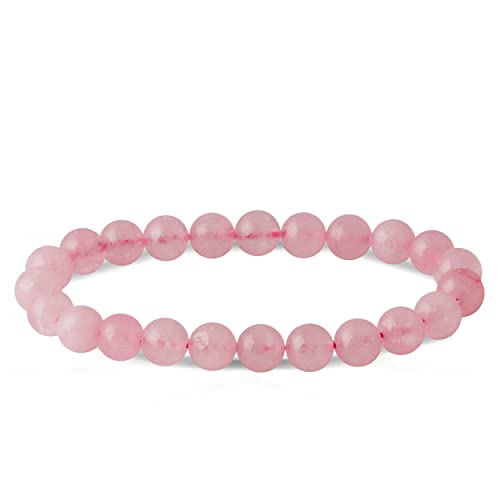 Natural Crystal Energy Bracelets for Men & Women - Spiritual Healing Beaded Bracelets with Positive Vibes - Chakra Balancing Jewelry Gift for Meditation, Yoga & Daily Wear