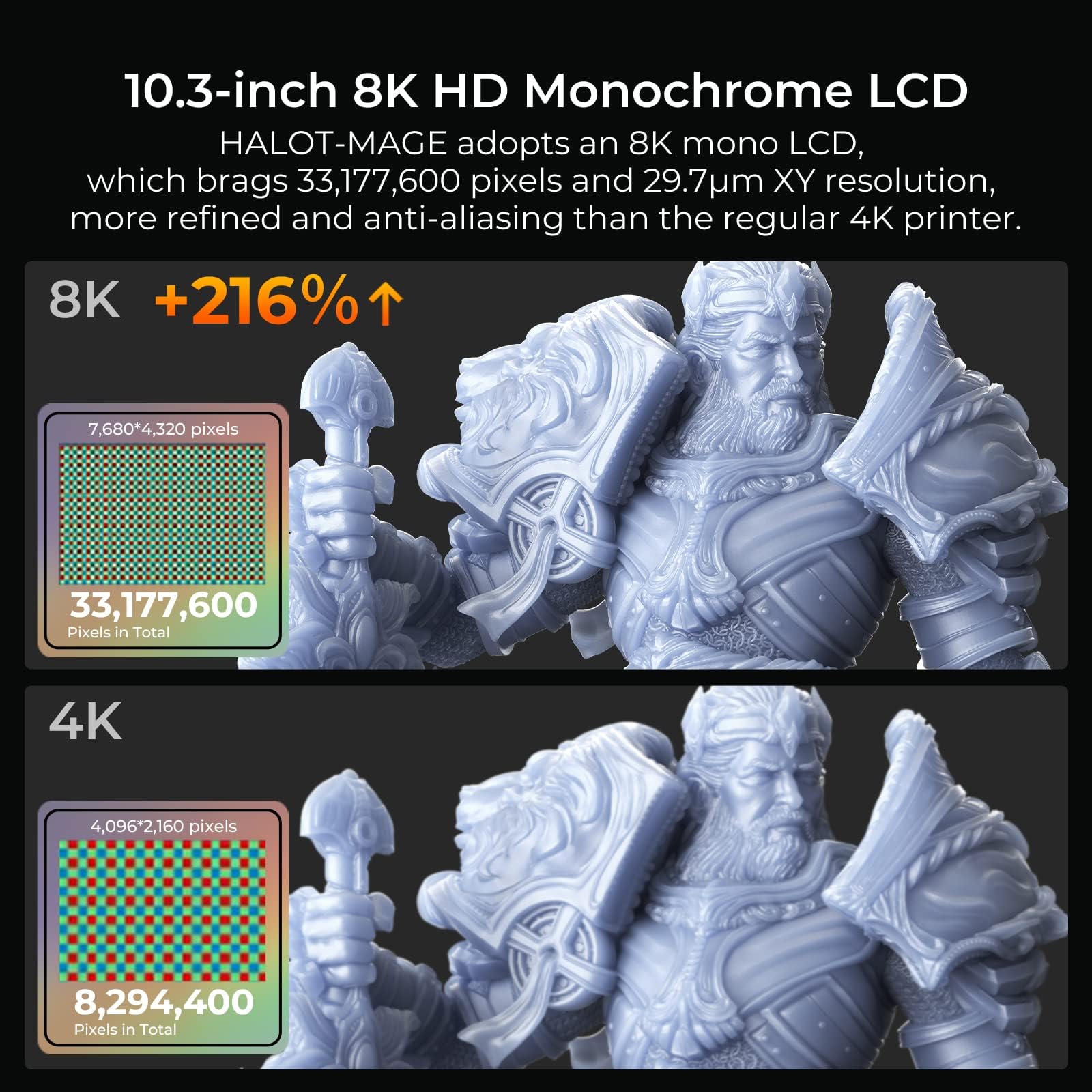 Creality Halot-Mage 8K Resin 3D Printer - 10.3