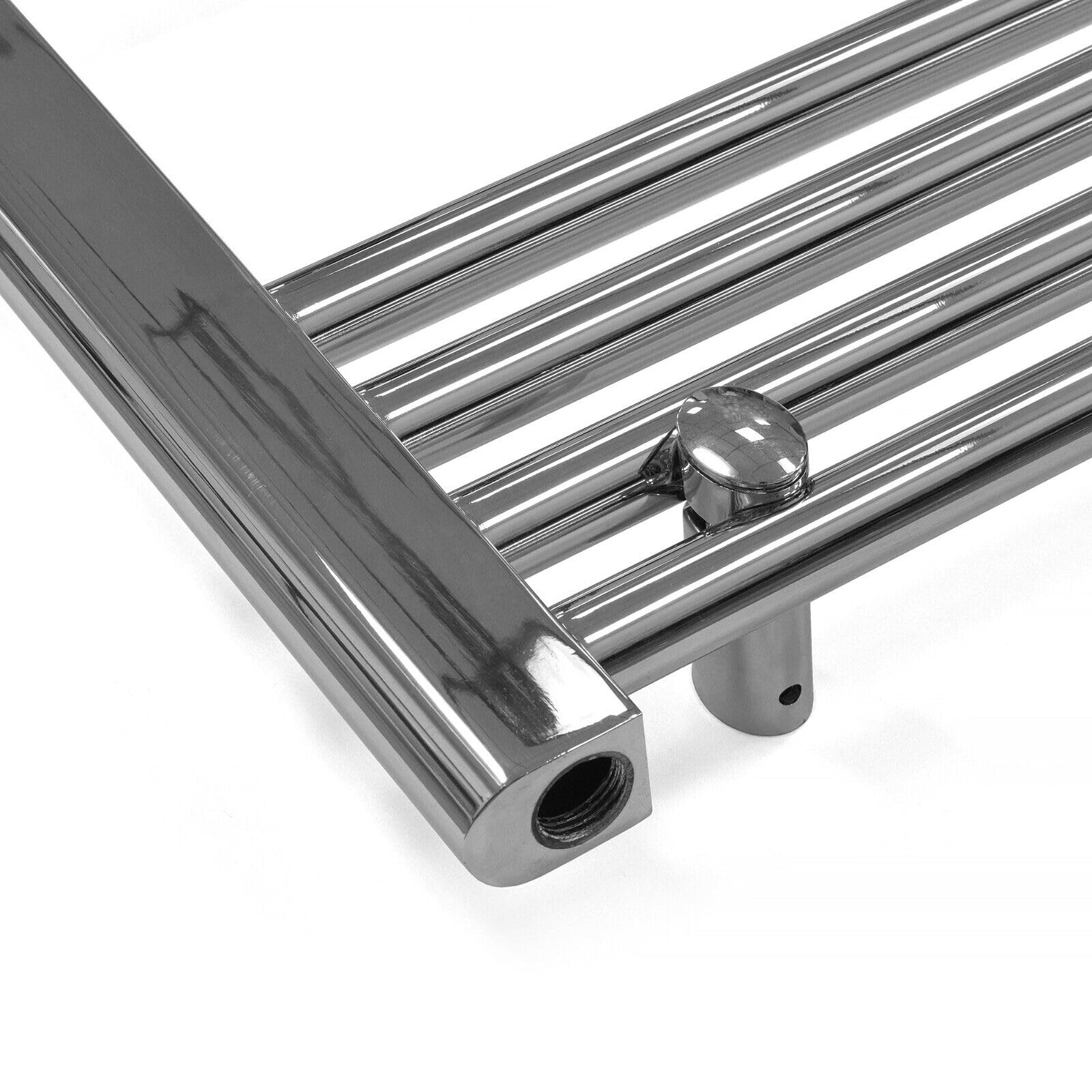 Premium Chrome Hydronic Towel Warmer Radiator - 31.5