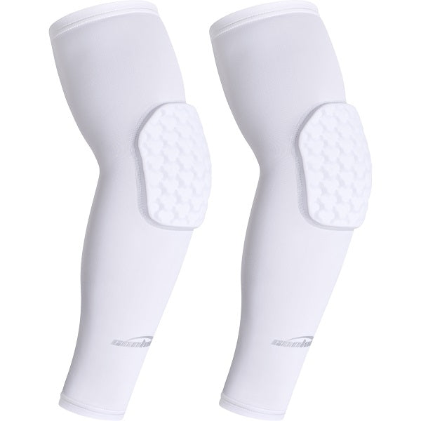 Non-Slip Padded Arm & Elbow Sleeve for Basketball, Baseball, Football - Protective Sports Gear for Kids, Youth & Adults (SP018) - Perfect for Training, Games & Injury Recovery