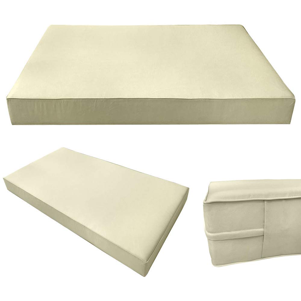 Prolinemax Style4 Full Size 5-Piece Outdoor Daybed Set with Mattress Cushion & Bolster Pillows - Perfect for Patio, Poolside, and Garden Lounging AD005