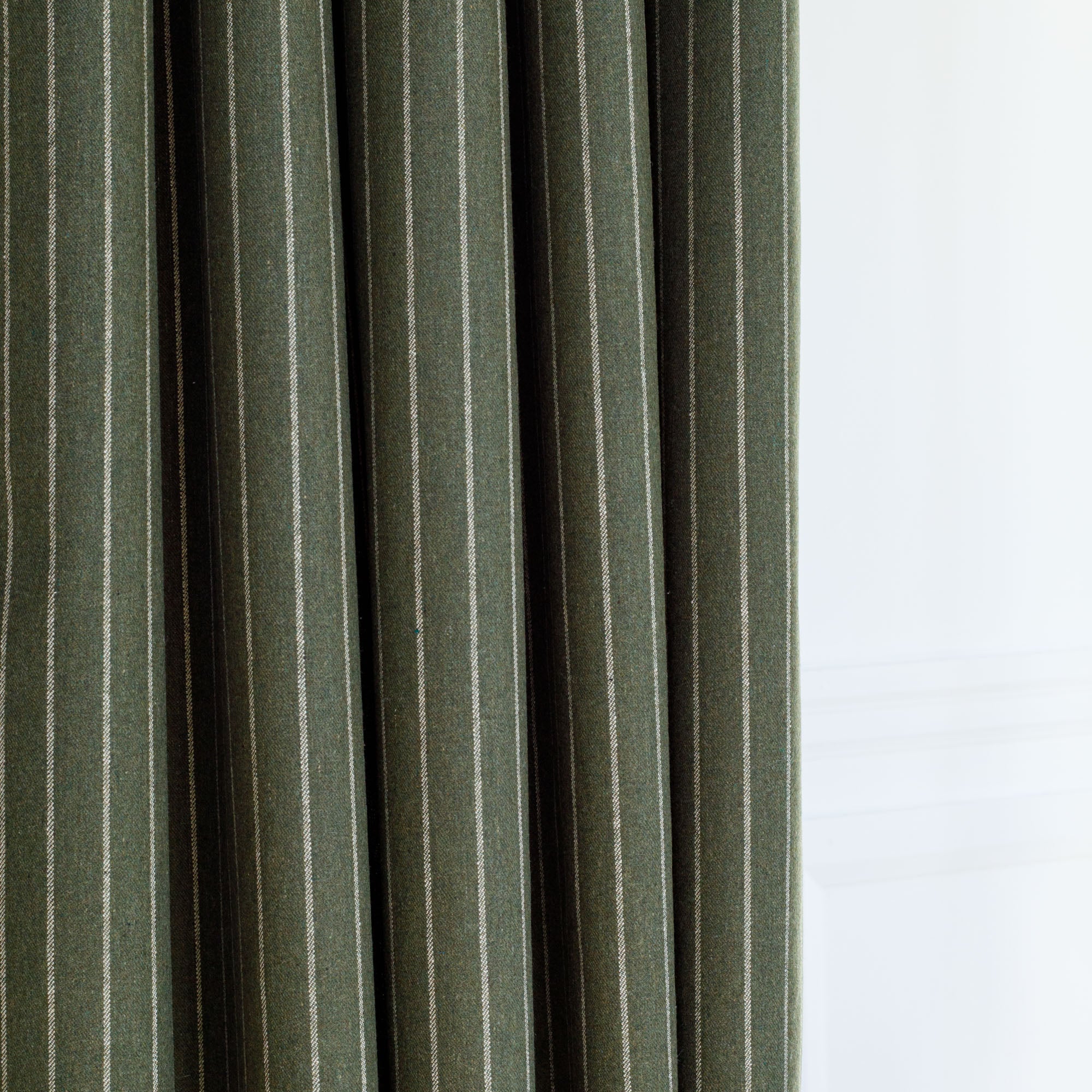 Premium Hunter Stripe Fabric - Soft Moss Green Upholstery Material for DIY Projects, Home Decor & Crafts | Perfect for Sofas, Curtains & Pillow Covers