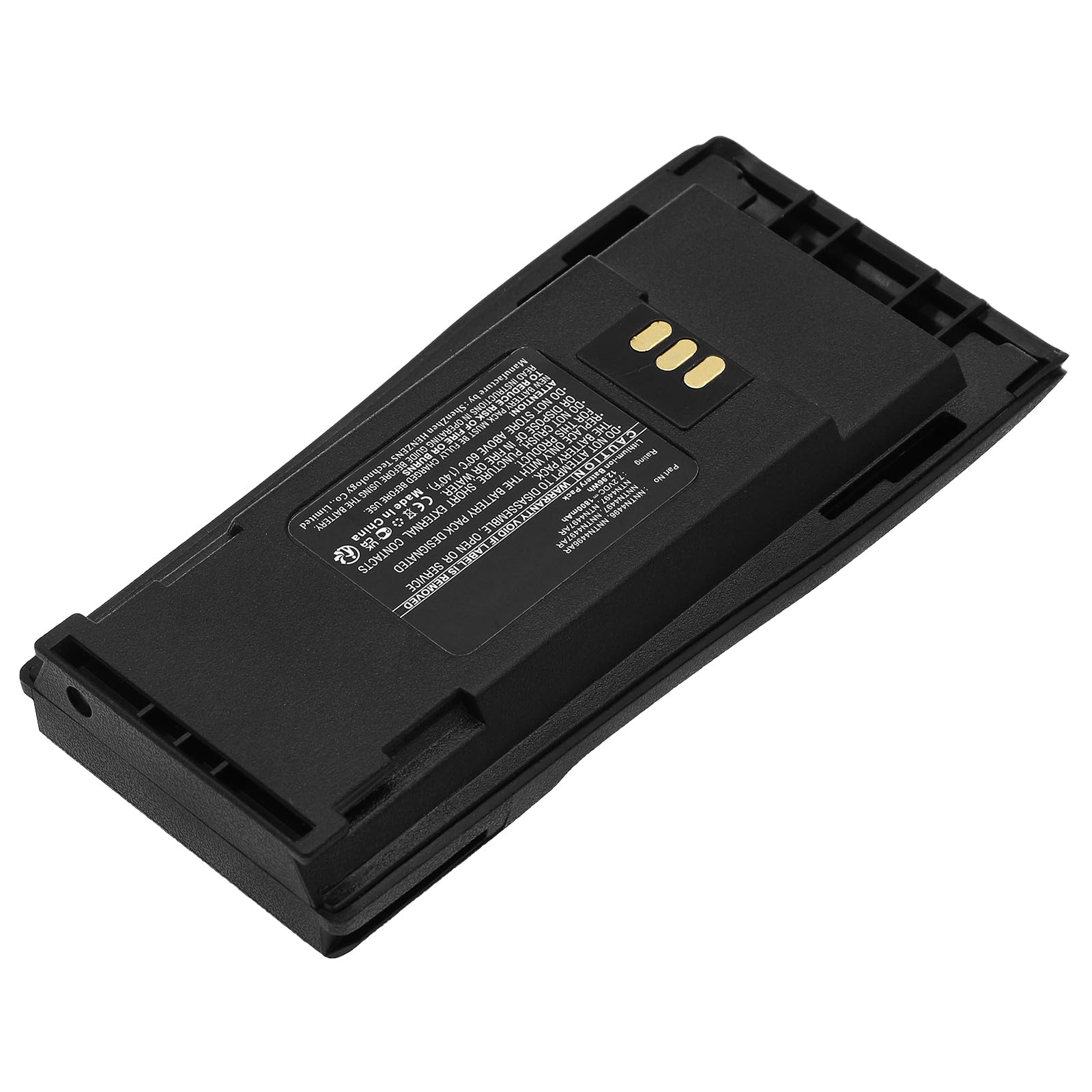 Synergy Digital 2-Way Radio Battery - 1800mAh Li-ion Replacement for Motorola NNTN4970AR & MNN4254AR (7.2V High Capacity) - Perfect for Construction, Security & Outdoor Communication