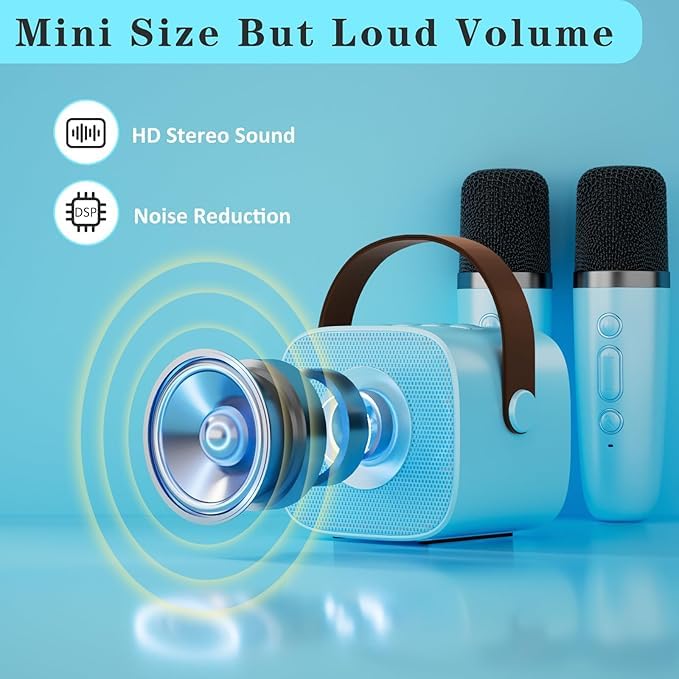 Premium Portable Bluetooth Wireless Speaker with Rich Bass - Blue | Perfect for Outdoor Adventures, Beach Parties & Home Entertainment