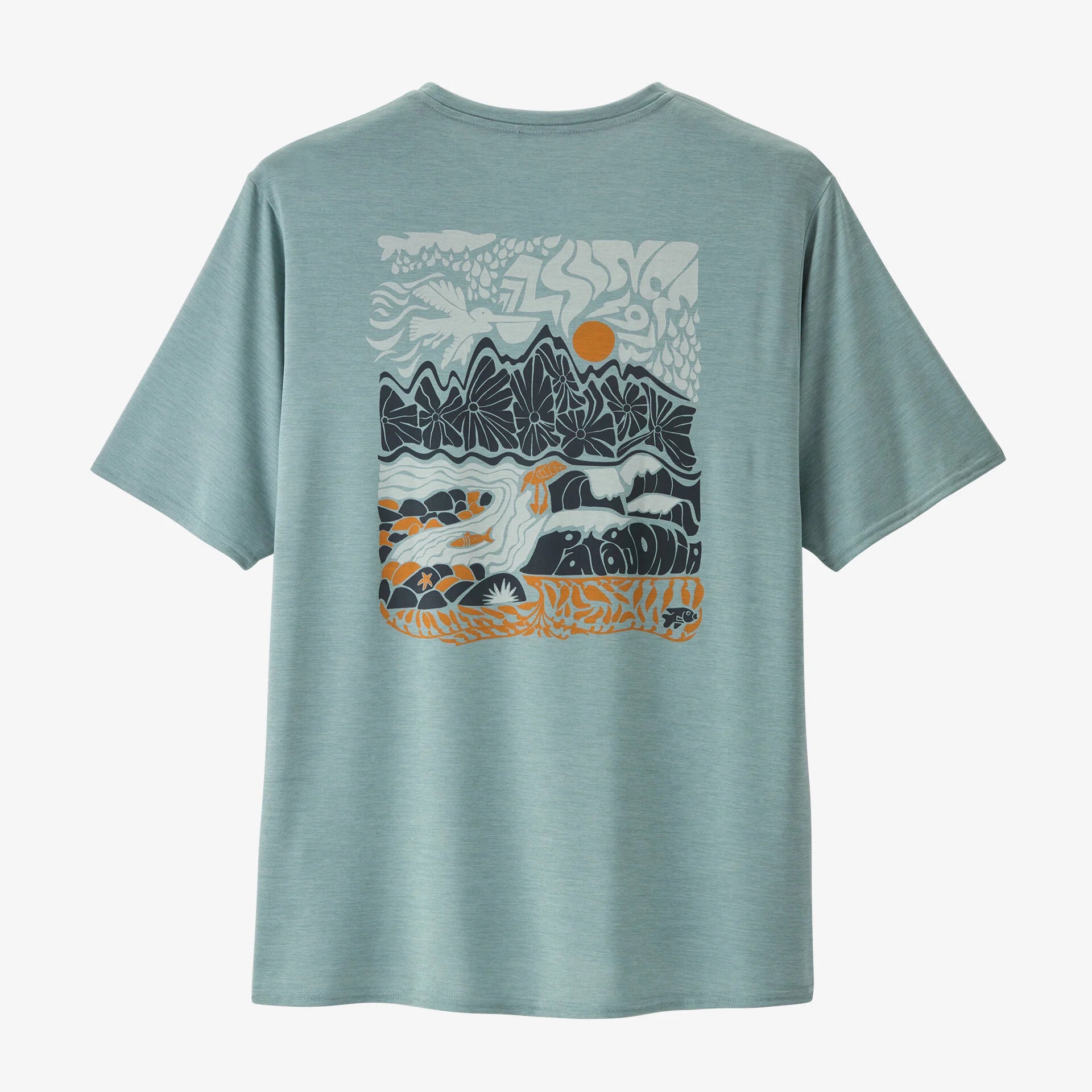 Men's Capilene® Cool Daily Graphic T-Shirt - Breathable & Quick-Dry Activewear for Hiking, Running & Outdoor Adventures | Style 45355