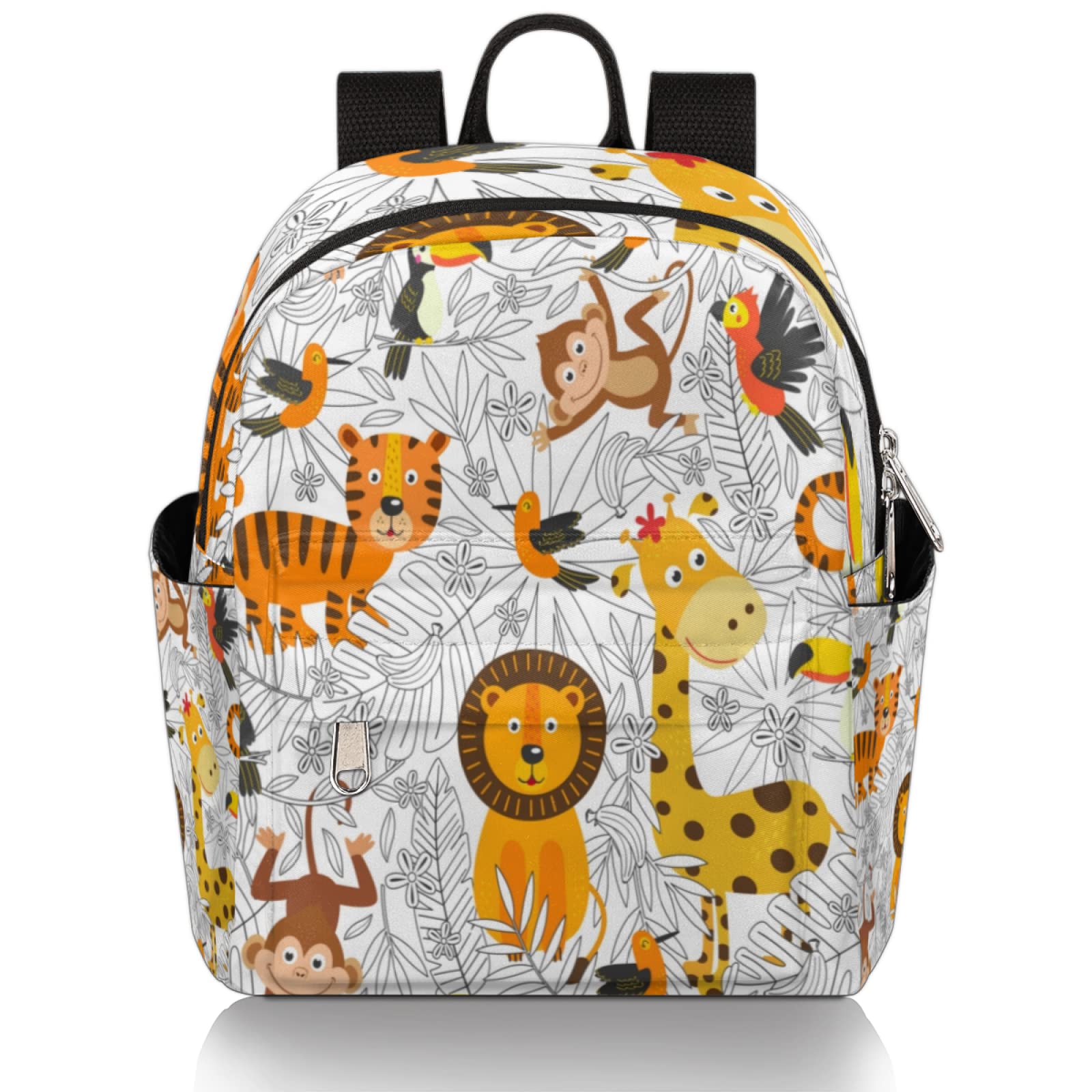Mini Backpack for Women - Cute Small Travel Backpack Purse with Tiger & Giraffe Print, Lightweight Daypack for Girls & Teens - Perfect for School, Casual Outings & Travel Accessories