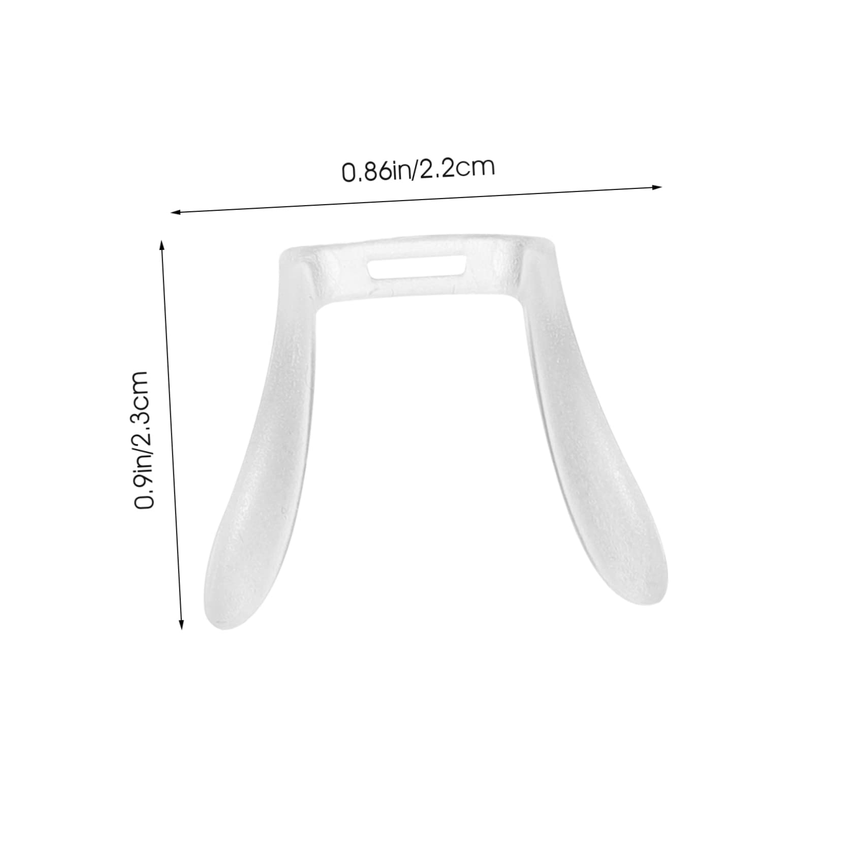 SOLUSTRE 3-Pack Hard Plastic Nose Pads & Temple Tips for Glasses & Sunglasses - Replacement Eyewear Support Pads for Comfort & Durability - Perfect for Reading, Driving, and Outdoor Activities