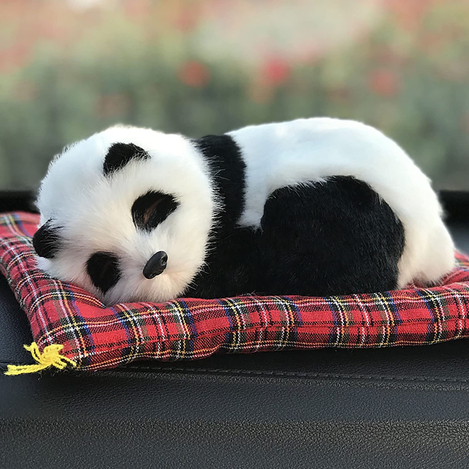 Pinkgoddess Soft Plush Dog Toy - Cute Car Dashboard Decor & Ornament - Realistic Simulation Plush Mat for Car Interior Decoration - Perfect for Road Trips, Gifts & Home Decor