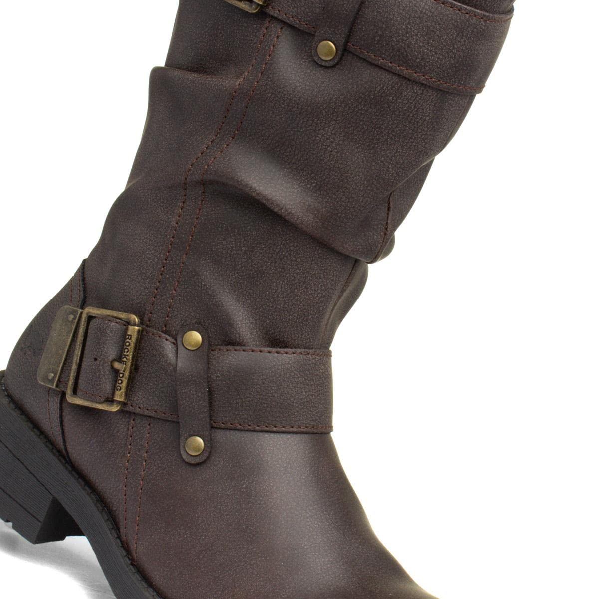 Rocket Dog Women's Biker Boots - Stylish Ankle Boots for Women | Comfortable & Fashionable Motorcycle Boots | Perfect for Riding, Casual Wear & Outdoor Adventures