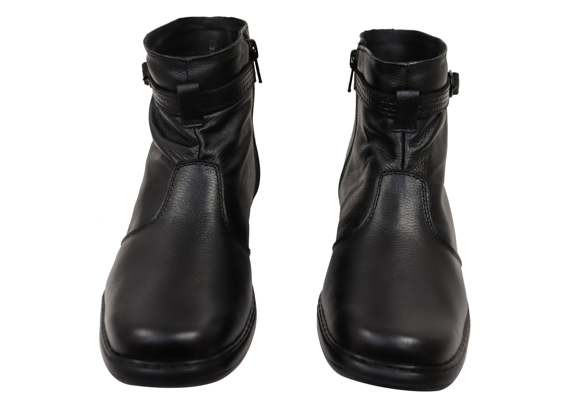 Mironneli Audrey Women's Comfortable Brazilian Leather Ankle Boots - Stylish & Soft for Everyday Wear, Office & Casual Outings