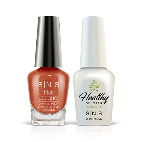 SNS Nails Duo Set - Nail Polish & UV Gel Kit #BM07 for Long-Lasting Manicures at Home or Salon