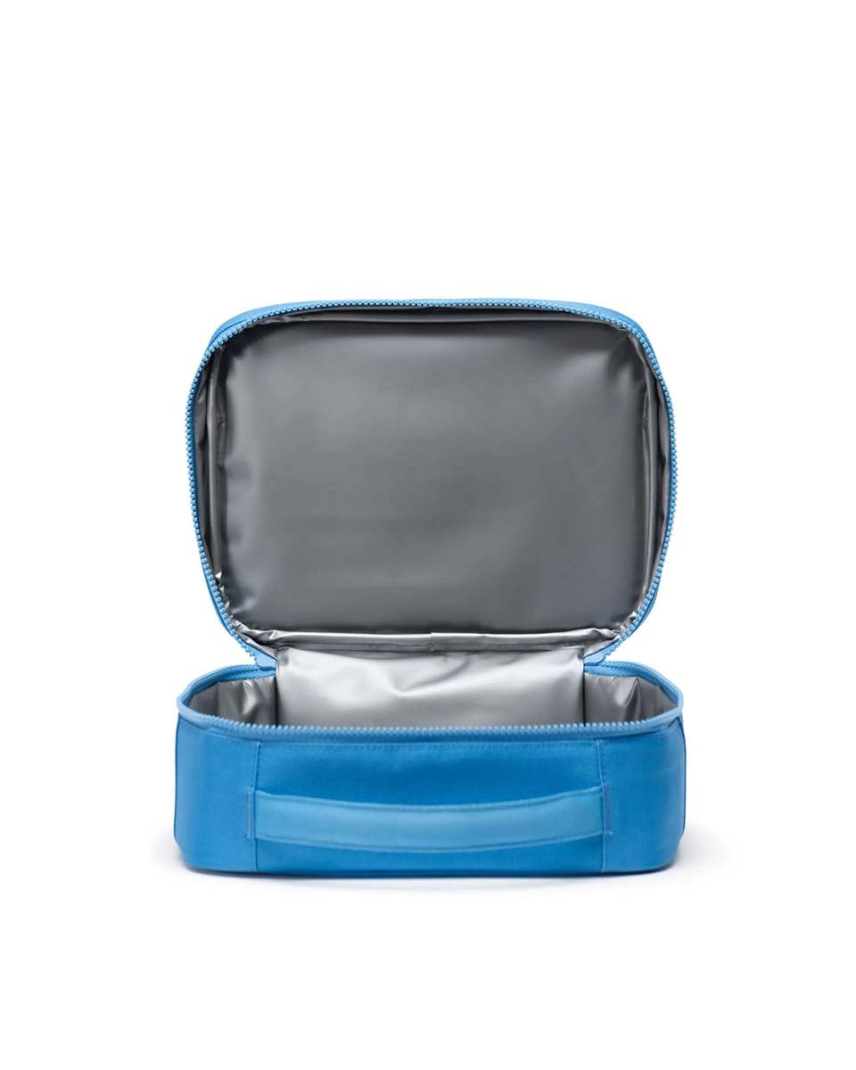 Herschel Pop Quiz Lunch Box - Insulated Small Lunch Bag for Kids & Adults - Azure Blue - Perfect for School, Work, Picnics & Travel