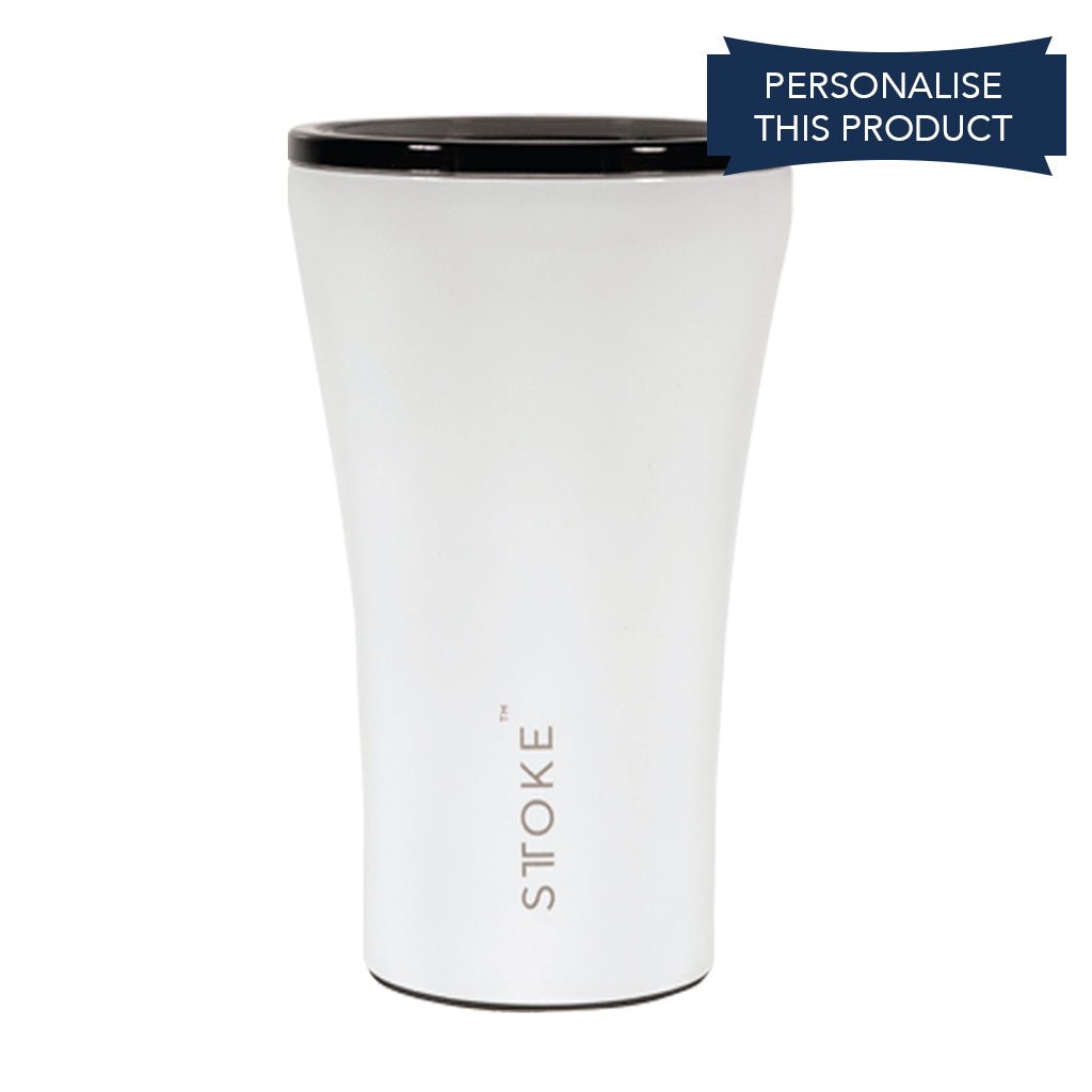 Sttoke 12oz Insulated Reusable Coffee Cup with Lid - Leakproof Travel Mug for Hot & Cold Beverages - Perfect for Commuting, Camping, and Office Use