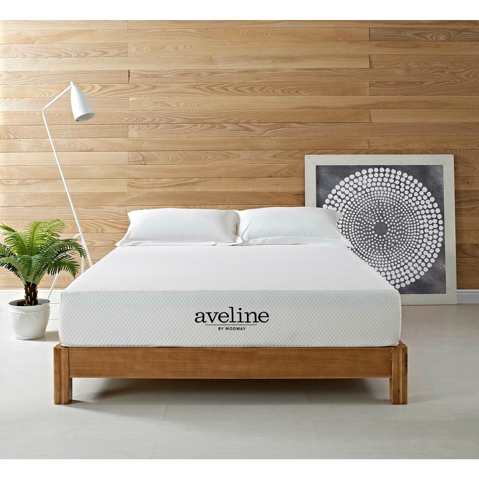 Aveline Mattress - Premium Memory Foam Mattress for Back Pain Relief & Pressure Relief - Queen Size, Medium Firm, CertiPUR-US Certified - Perfect for Bedroom, Guest Room & Dorm Use