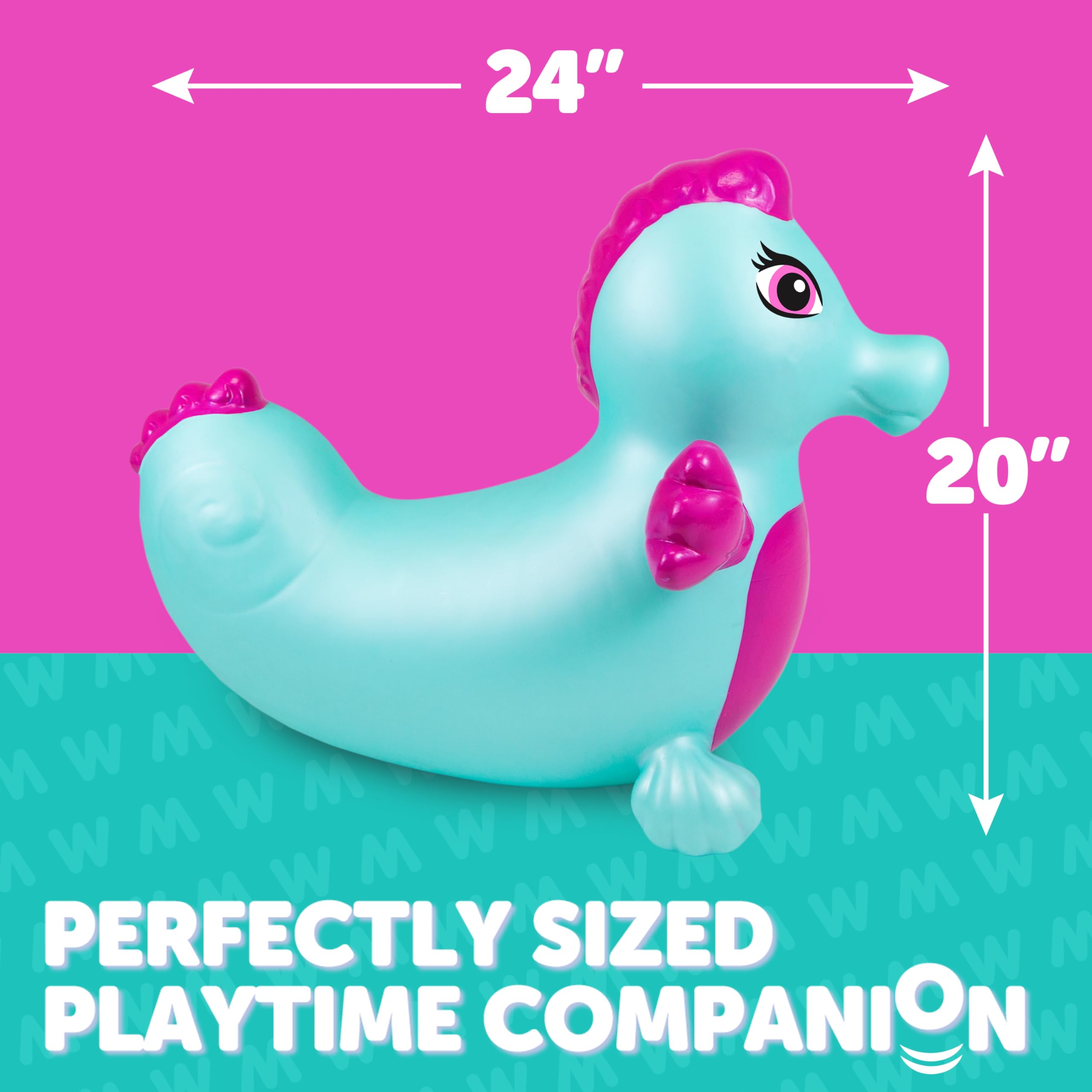 Inflatable Animal Hopper Toy - Bouncy Ride-On for Kids Ages 2+, Fun Indoor & Outdoor Play with Pump Included - Perfect for Birthday Gifts, Backyard Play & Preschool Activities
