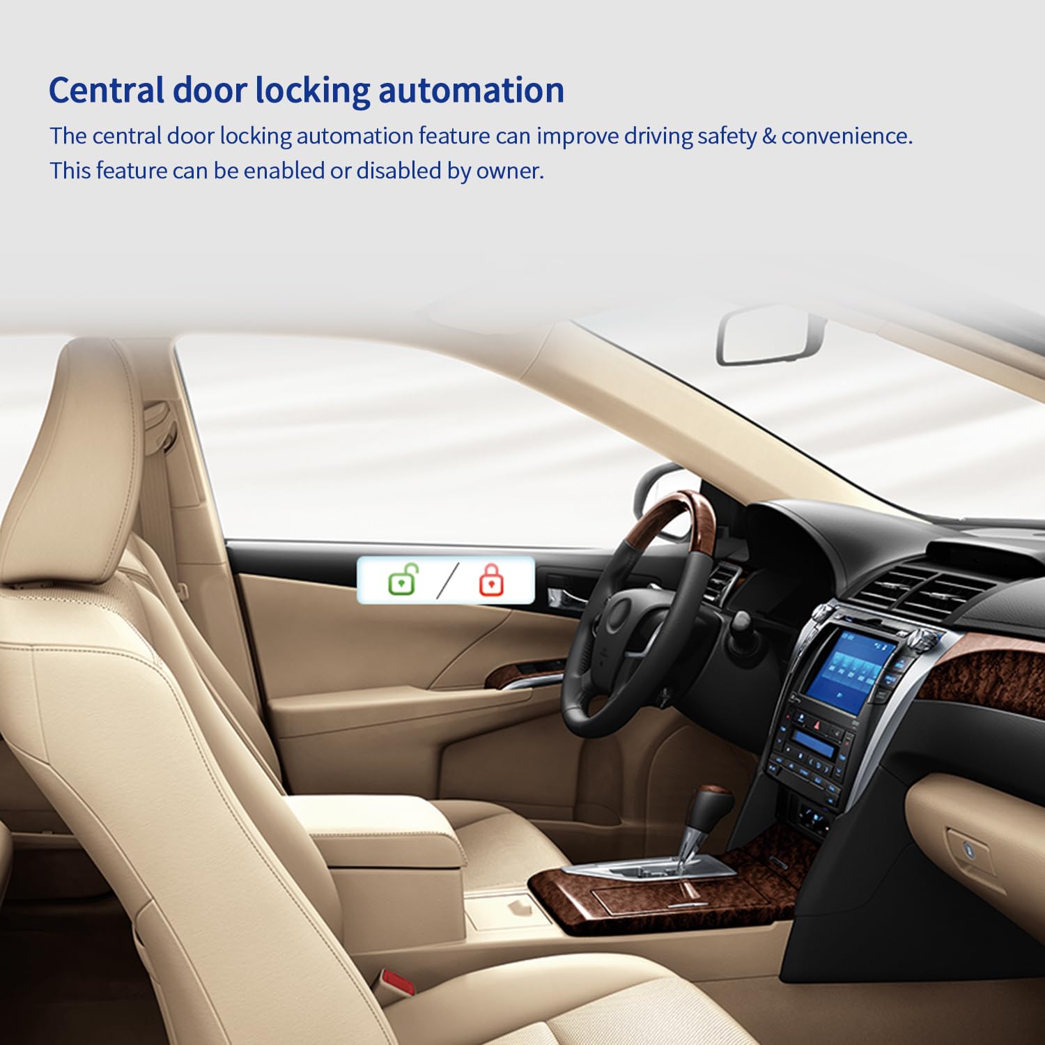 EASYGUARD EC002-T-NS Advanced Rolling Code PKE Car Alarm System with Keyless Entry, Remote Start, Push Button Ignition, Touch Password & Shock Sensor - Auto Lock/Unlock for Vehicle Security | Perfect for Daily Commute & Parking Safety