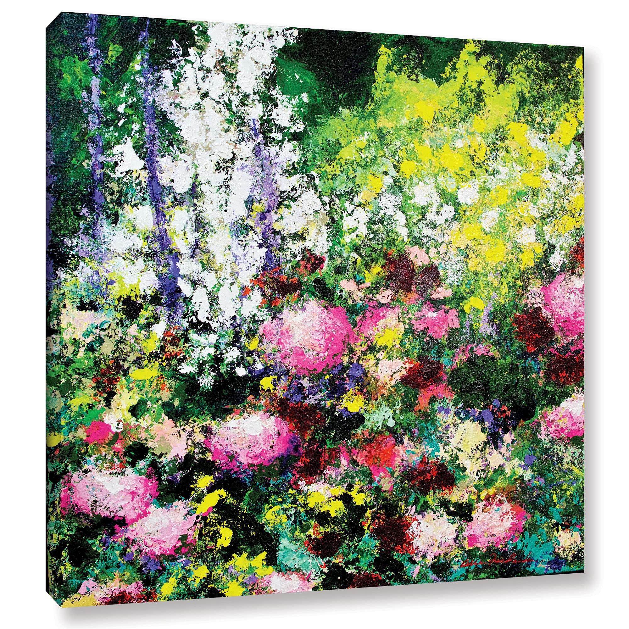 ArtWall Allan Friedlander 'Summertime' Gallery-Wrapped Canvas Art Print 18x18 Inches - Perfect for Living Room, Bedroom & Office Wall Decor