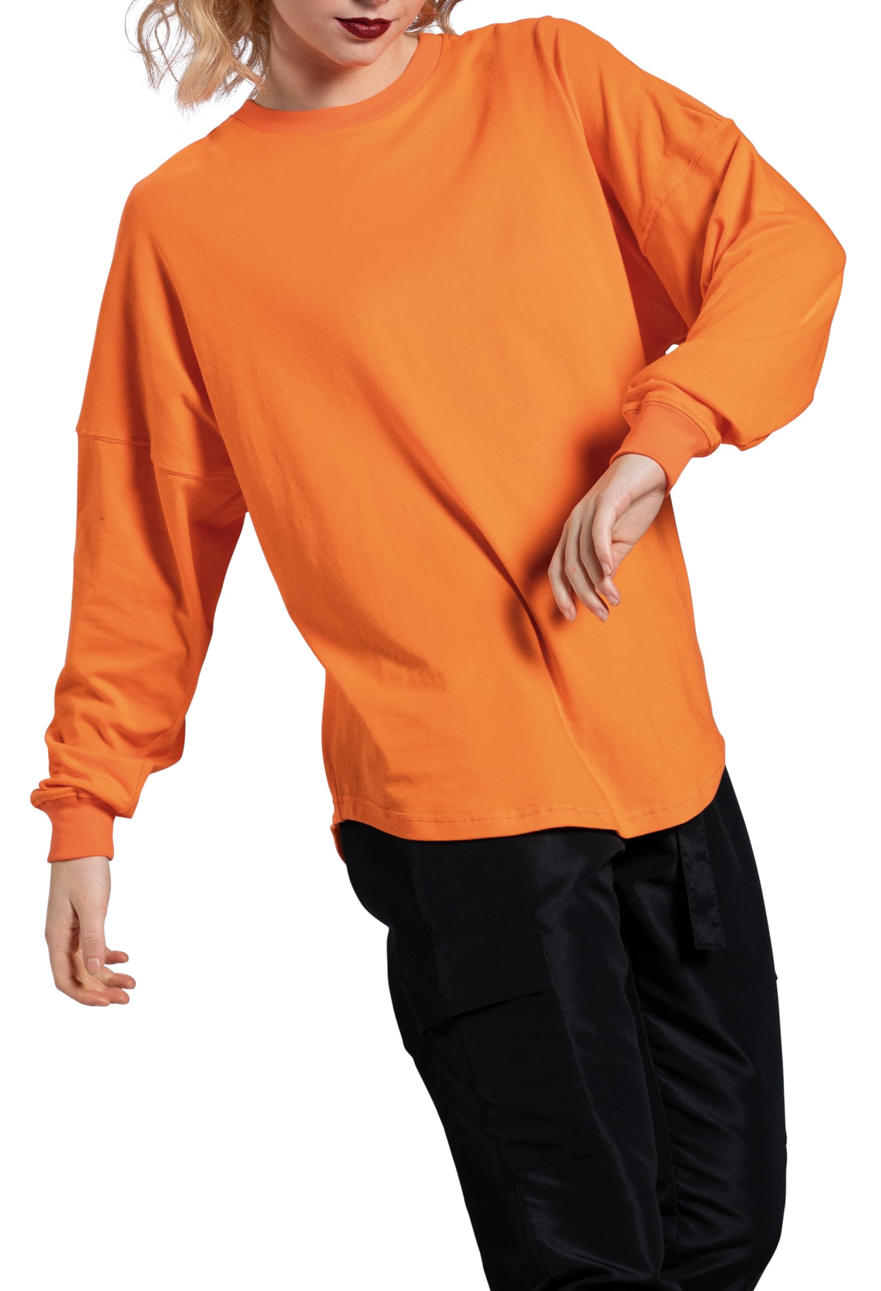Balera Women's Long Sleeve Dance T-Shirt - Comfortable Stretch Performance Top for Ballet, Jazz & Contemporary Dance Practice