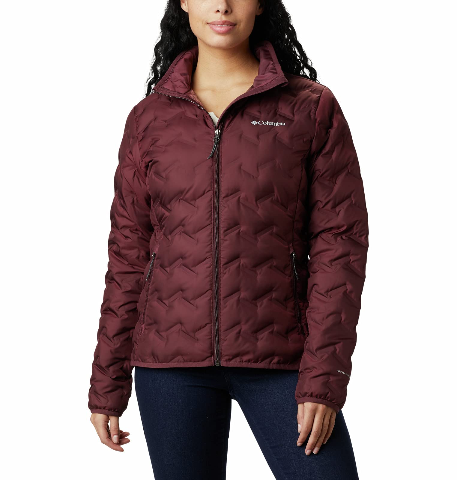 Columbia Women's Delta Ridge Down Jacket - Lightweight Water-Resistant Winter Coat for Hiking, Skiing & Outdoor Activities