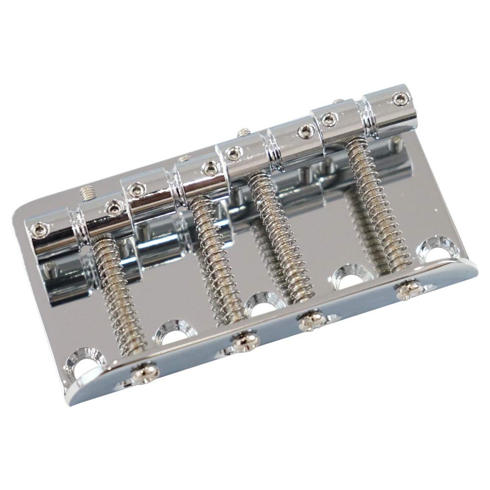 Fender Squier Chrome Bass Bridge - Premium Replacement Part for Electric Bass Guitars | Perfect for Upgrades, Repairs, and Professional Setups