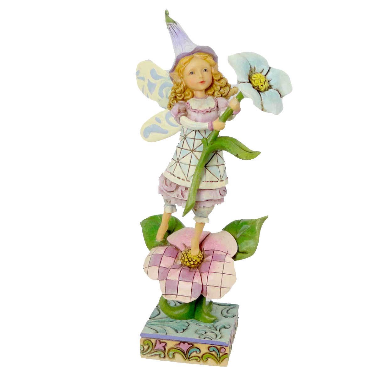 Jim Shore Flower Fairy 4014977 - Handcrafted Collectible Figurine for Home Decor, Gift Giving & Disney Enthusiasts