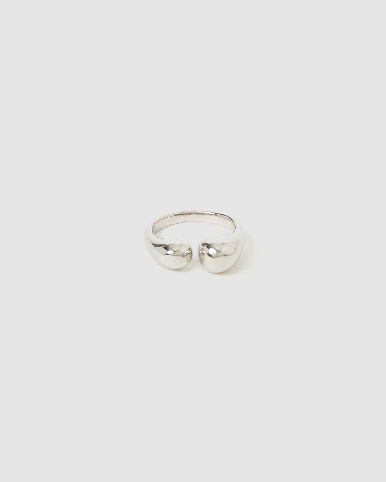 Izoa Ava Ring Silver - Elegant Sterling Silver Ring for Women, Perfect for Everyday Wear, Gift Giving & Special Occasions